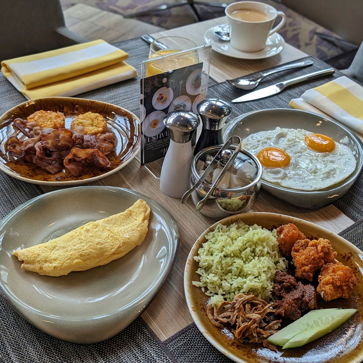 One Farrer Hotel Singapore Skyline Lounge Breakfast