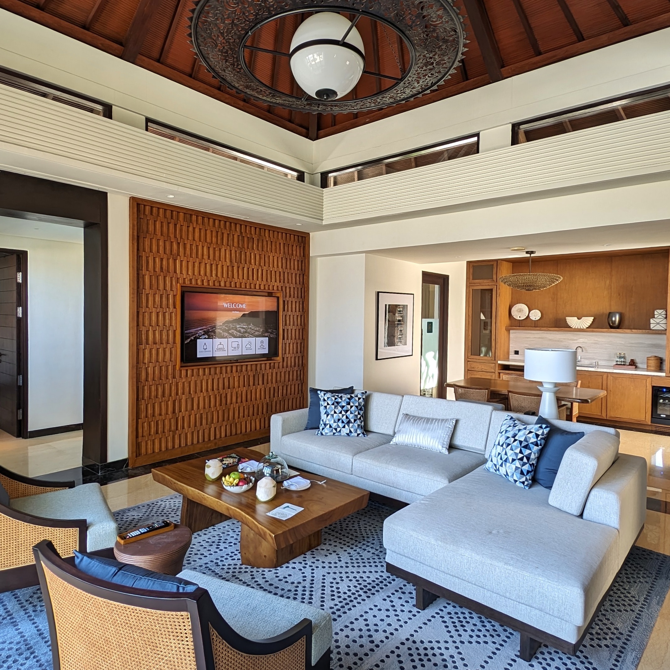 Umana Bali One Bedroom Ocean Pool Villa Living Room