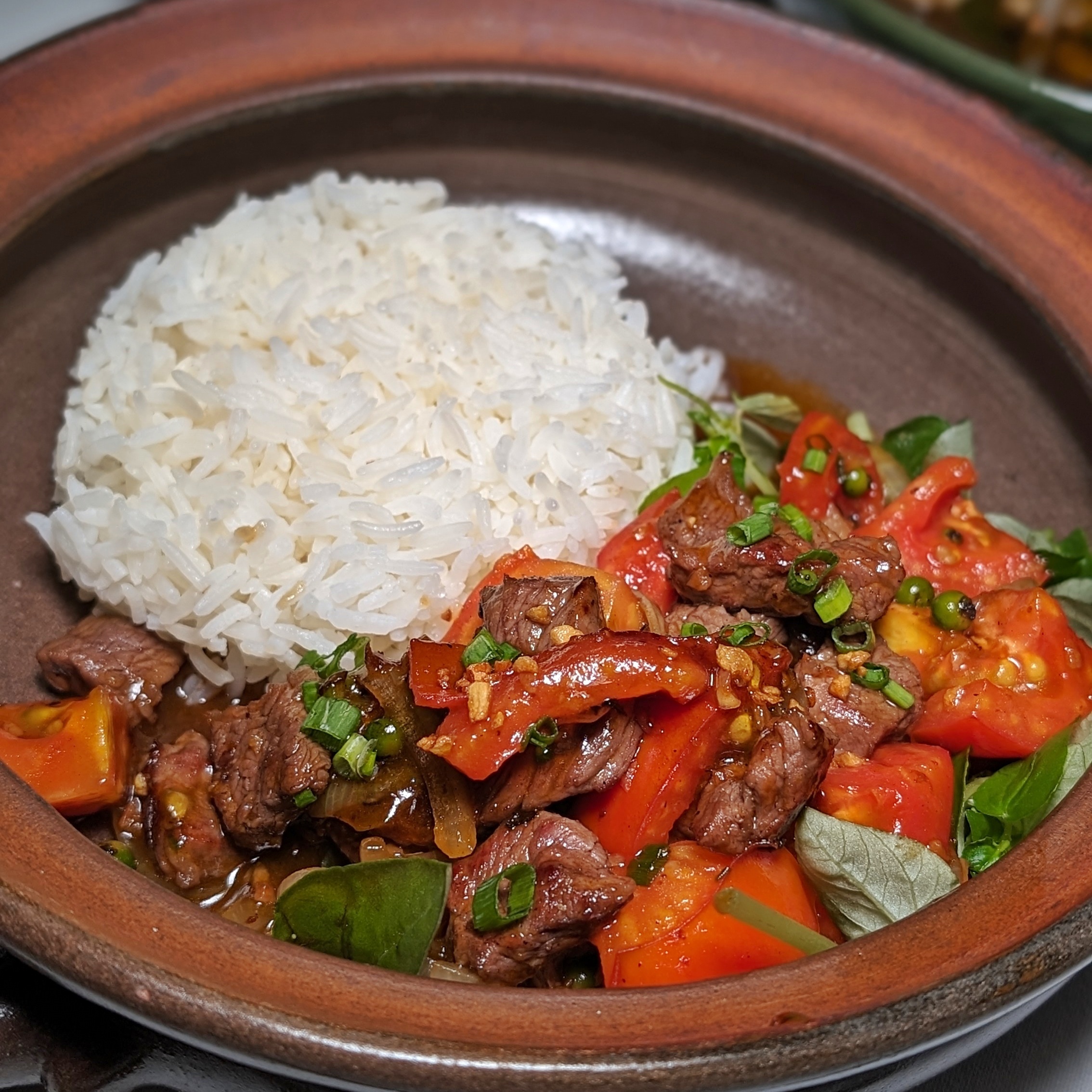 Park Hyatt Siem Reap The Dining Room Wok Fried Beef Striploin with Steamed Rice