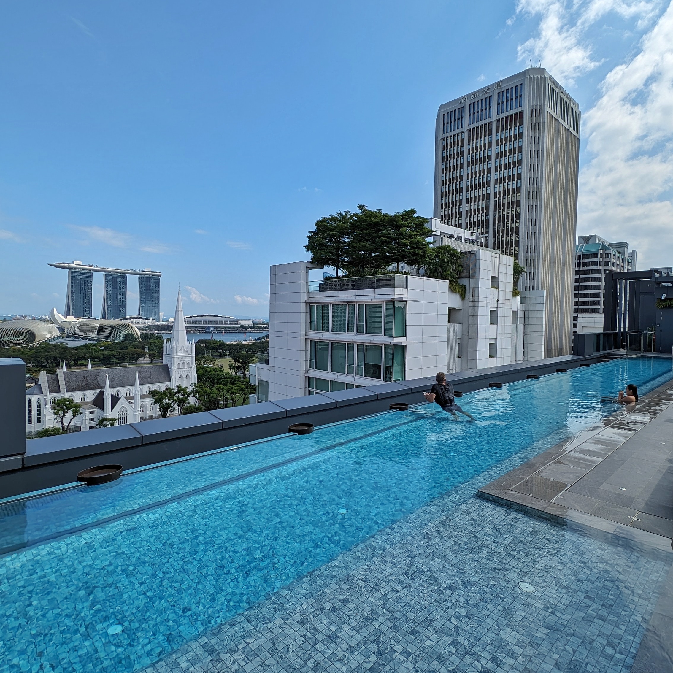 Pullman Singapore Hill Street Rooftop Pool