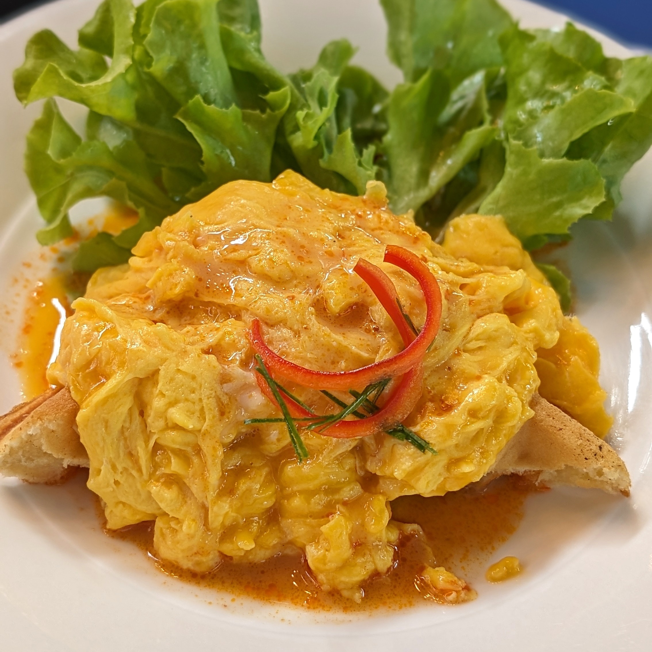 InterContinental Khao Yai Resort Somying's Kitchen Breakfast Tom Yum Scrambled
