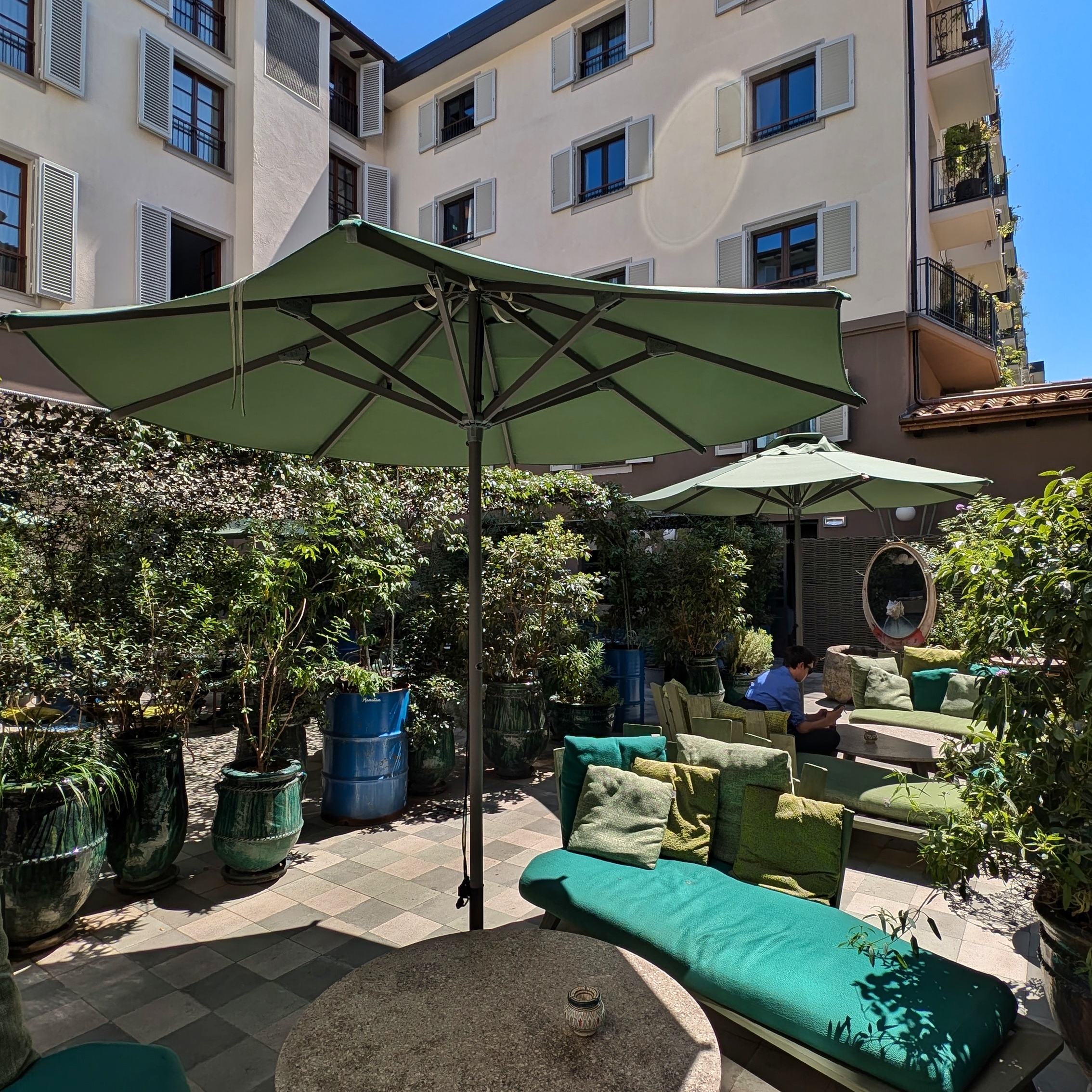 25hours Hotel Florence Piazza San Paolino Courtyard