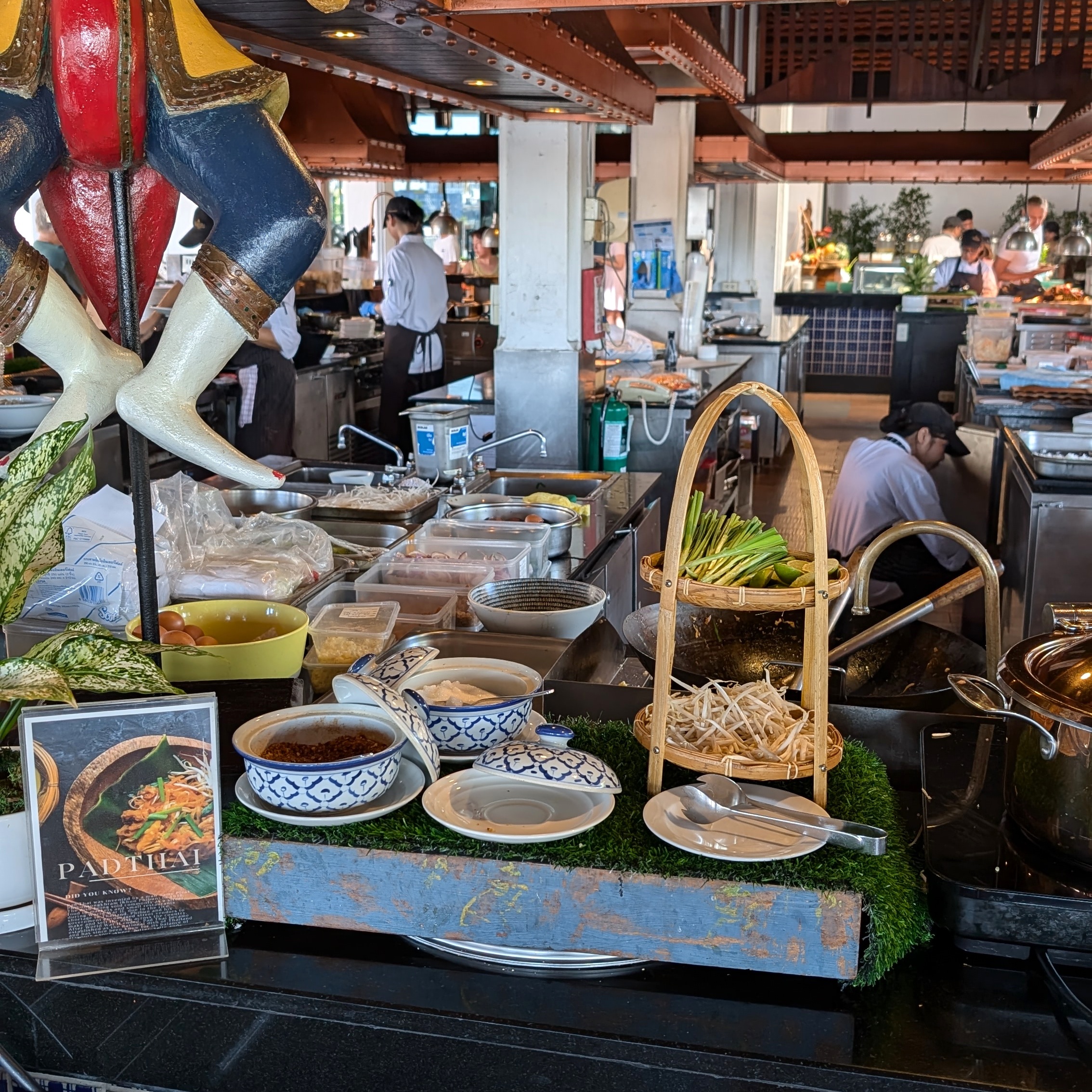 Anantara Riverside Bangkok Resort The Market Breakfast