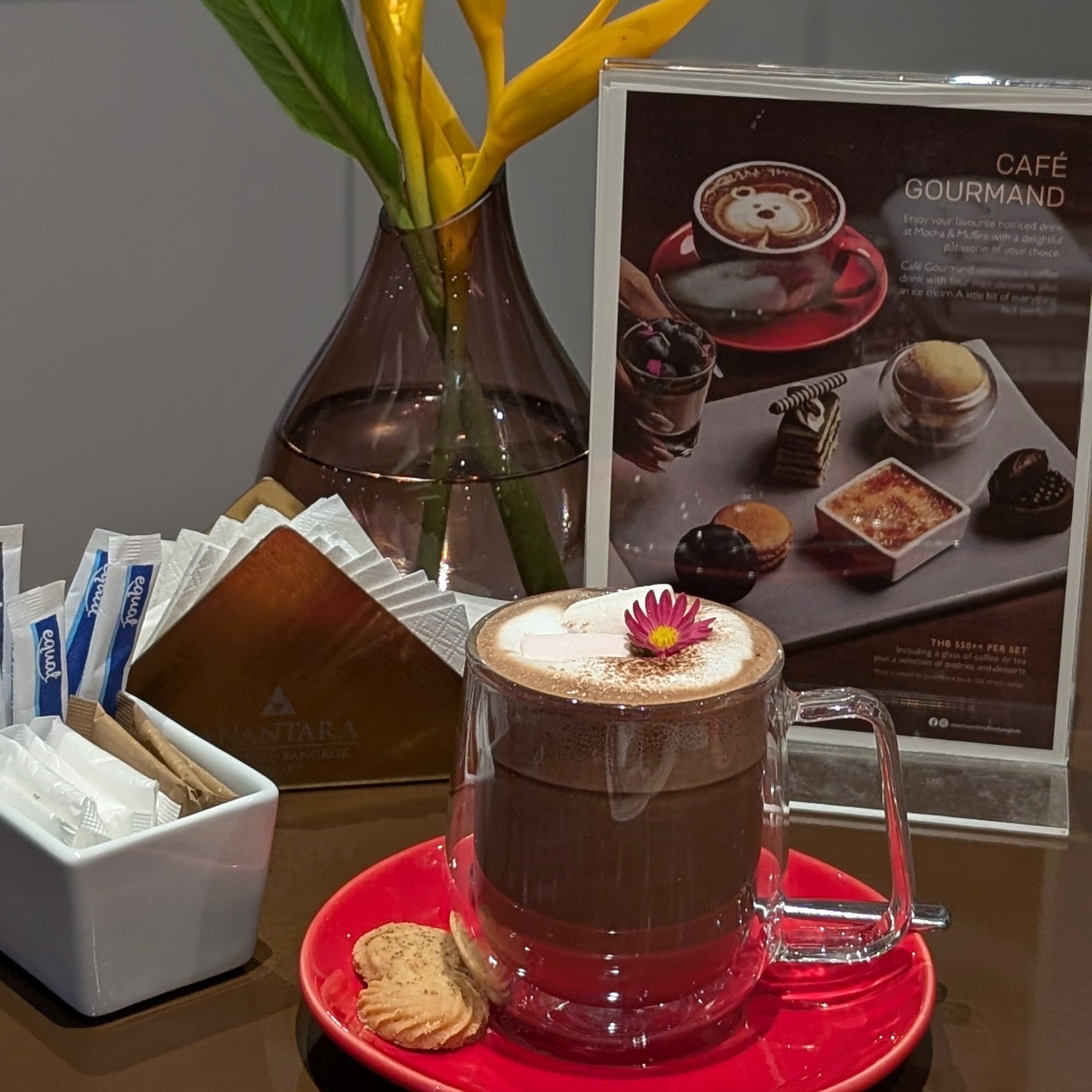 Anantara Riverside Bangkok Resort Mocha & Muffins Signature Hot Mocha