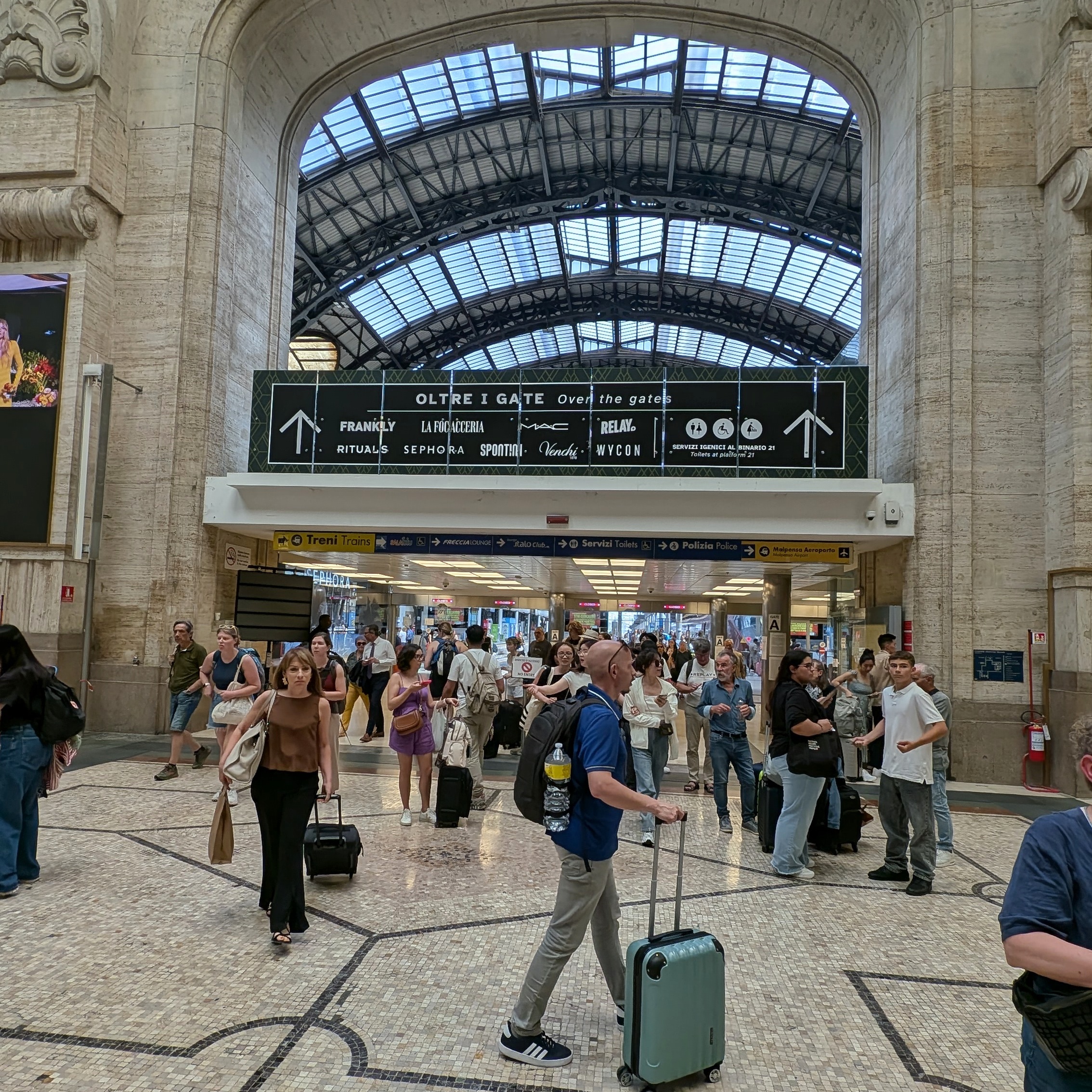 Italy Milan Milano Centrale Train Station