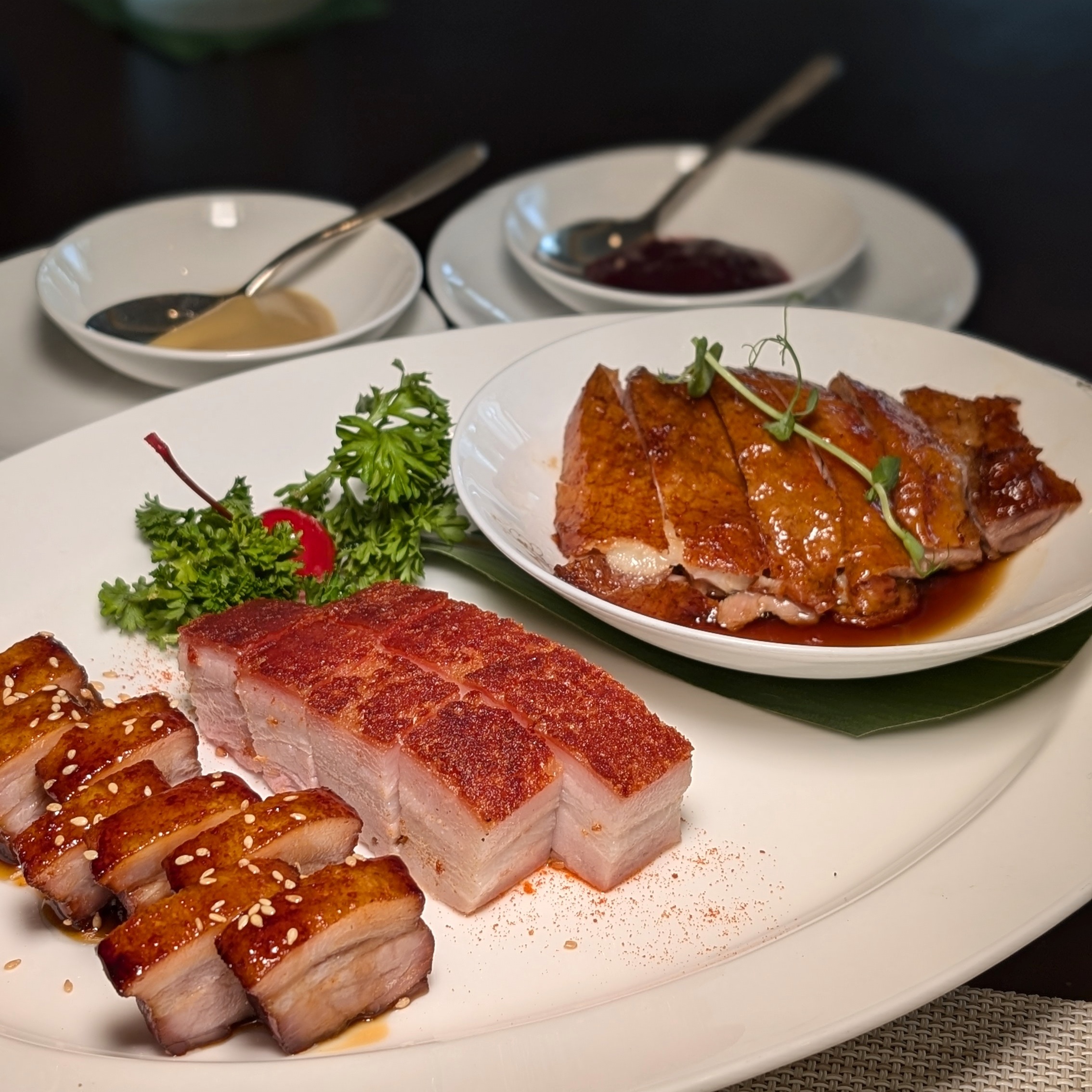 Mandarin Oriental, Singapore Cherry Garden Charcoal-Roasted BBQ Meat Platter