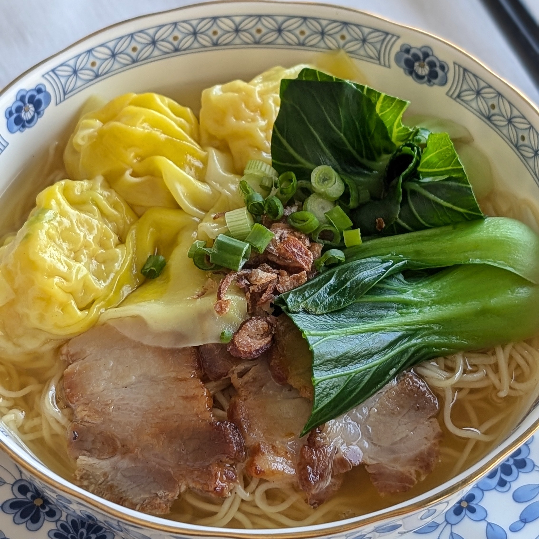 Mandarin Oriental, Singapore HAUS 65 breakfast Singapore Wanton Noodle Soup