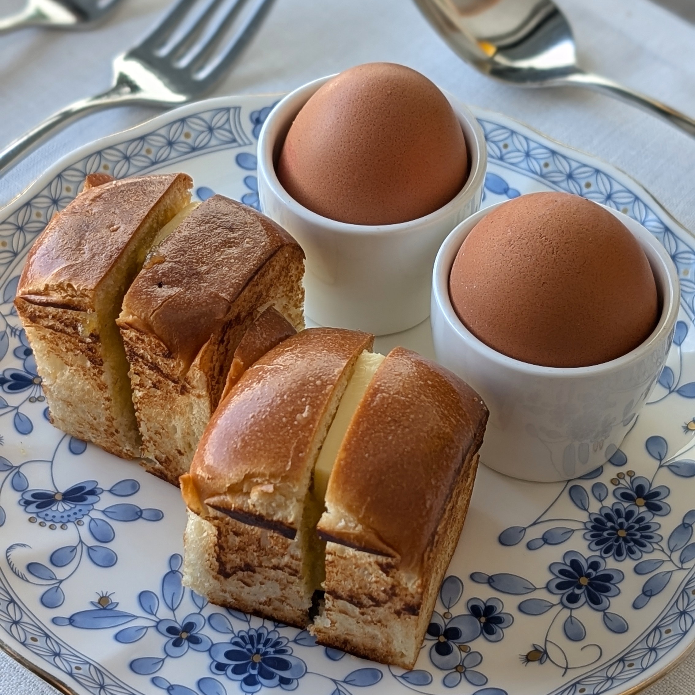 Mandarin Oriental, Singapore HAUS 65 breakfast Kaya Toast & Onsen Egg