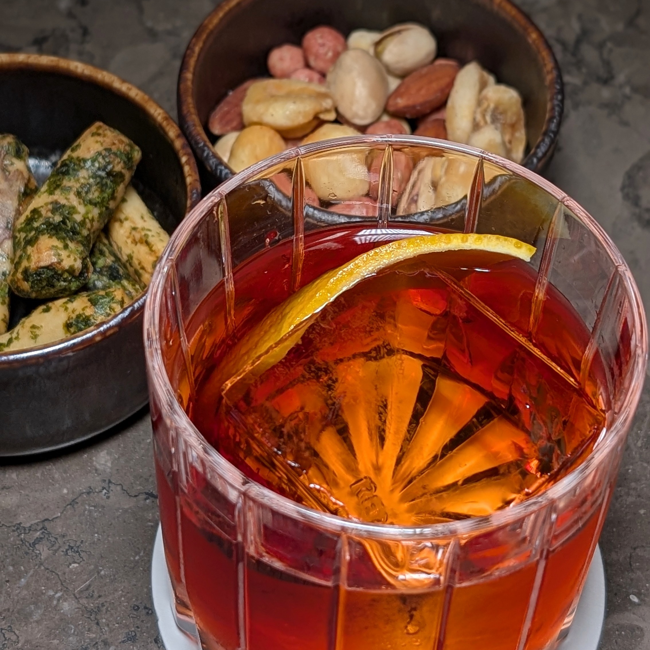 Janu Tokyo Janu Bar Mezcal Negroni