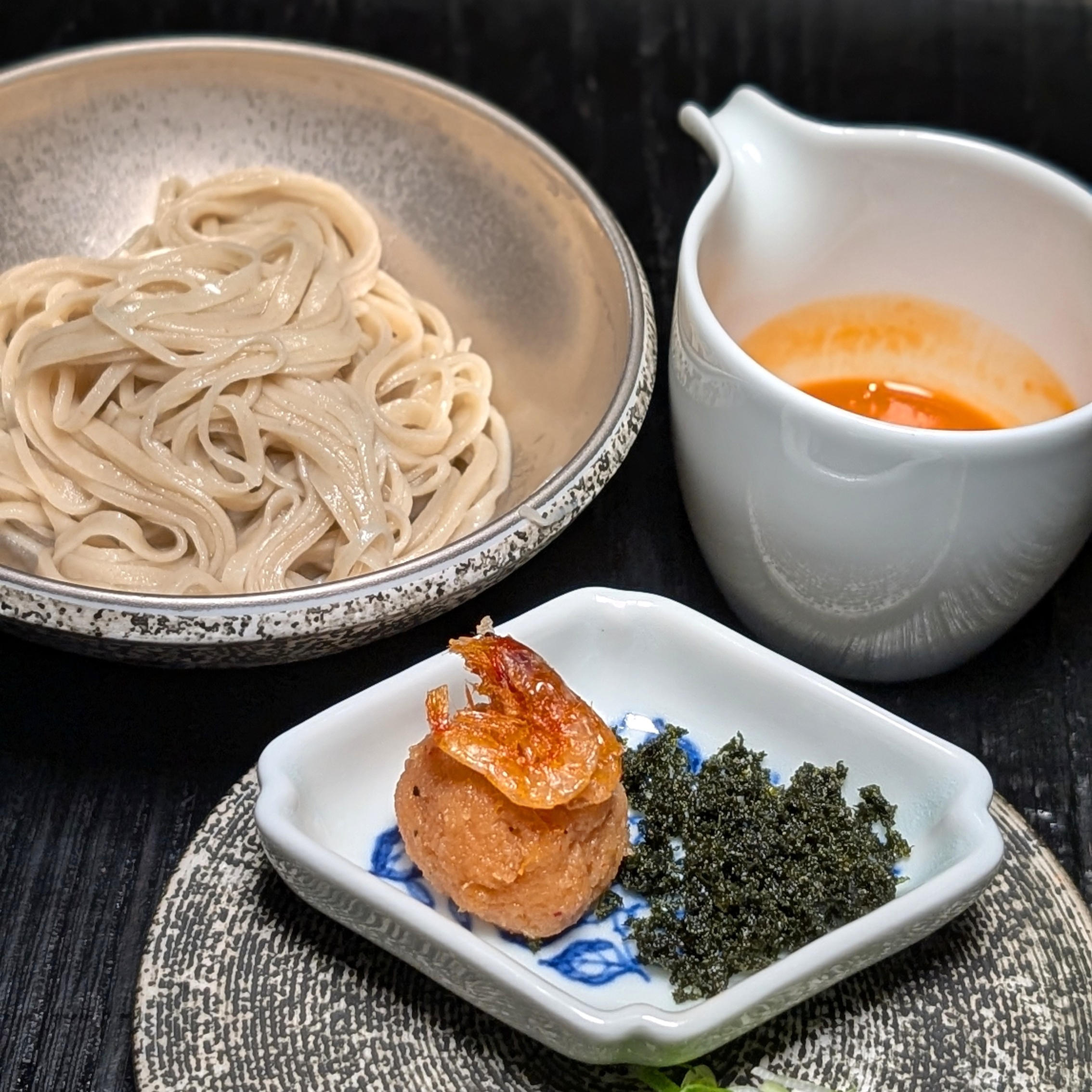 Janu Tokyo Sumi Soba with Sakura Shrimp