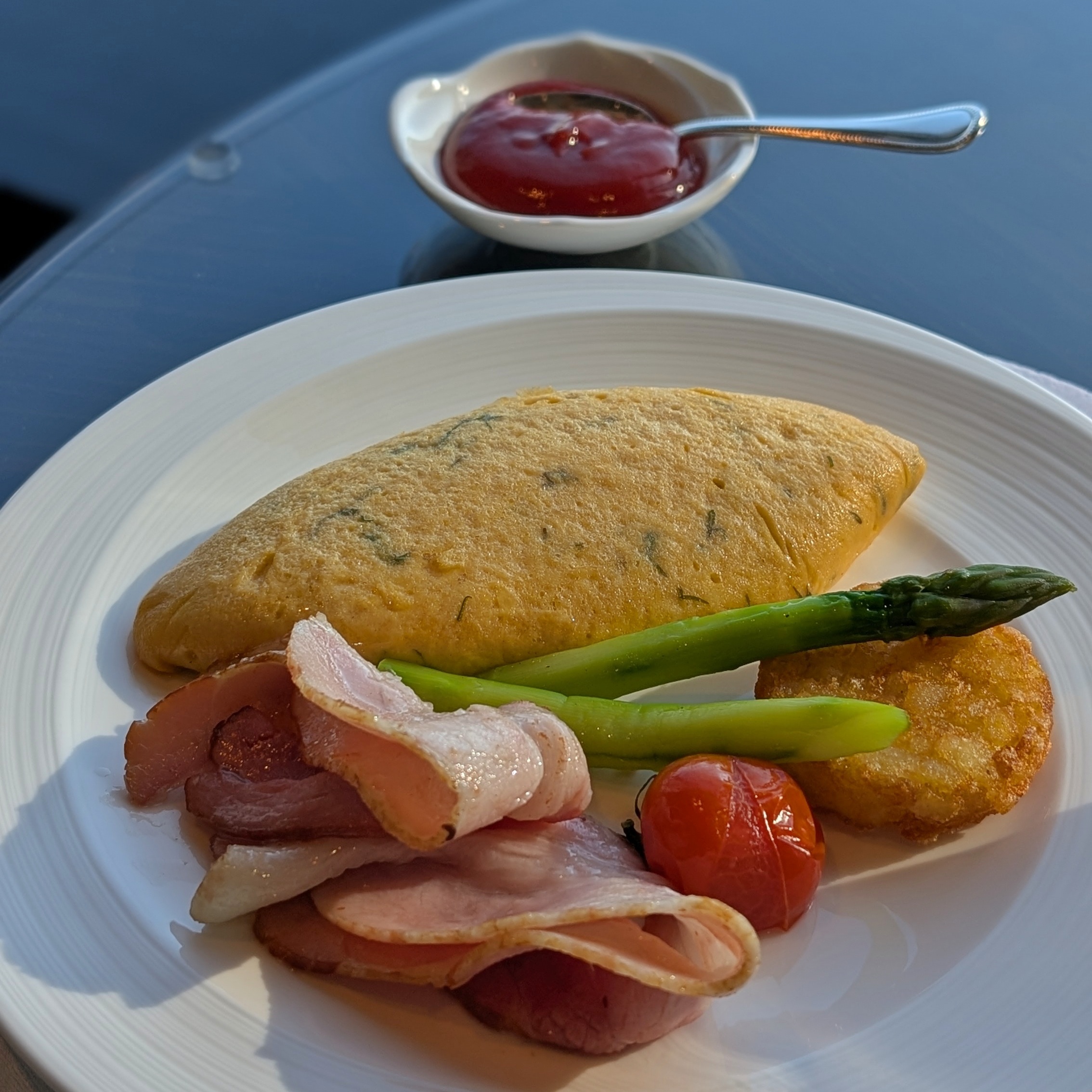 Shangri-La Tokyo Horizon Club Lounge Breakfast Omelette