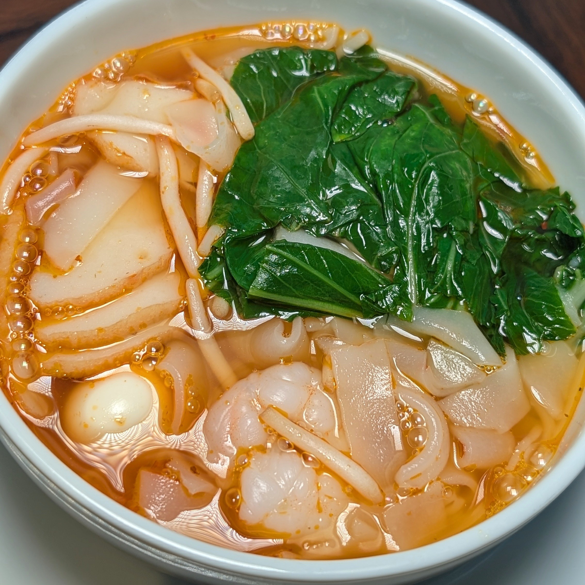 Grand Hyatt Singapore Grand Club Breakfast Prawn Noodle Soup