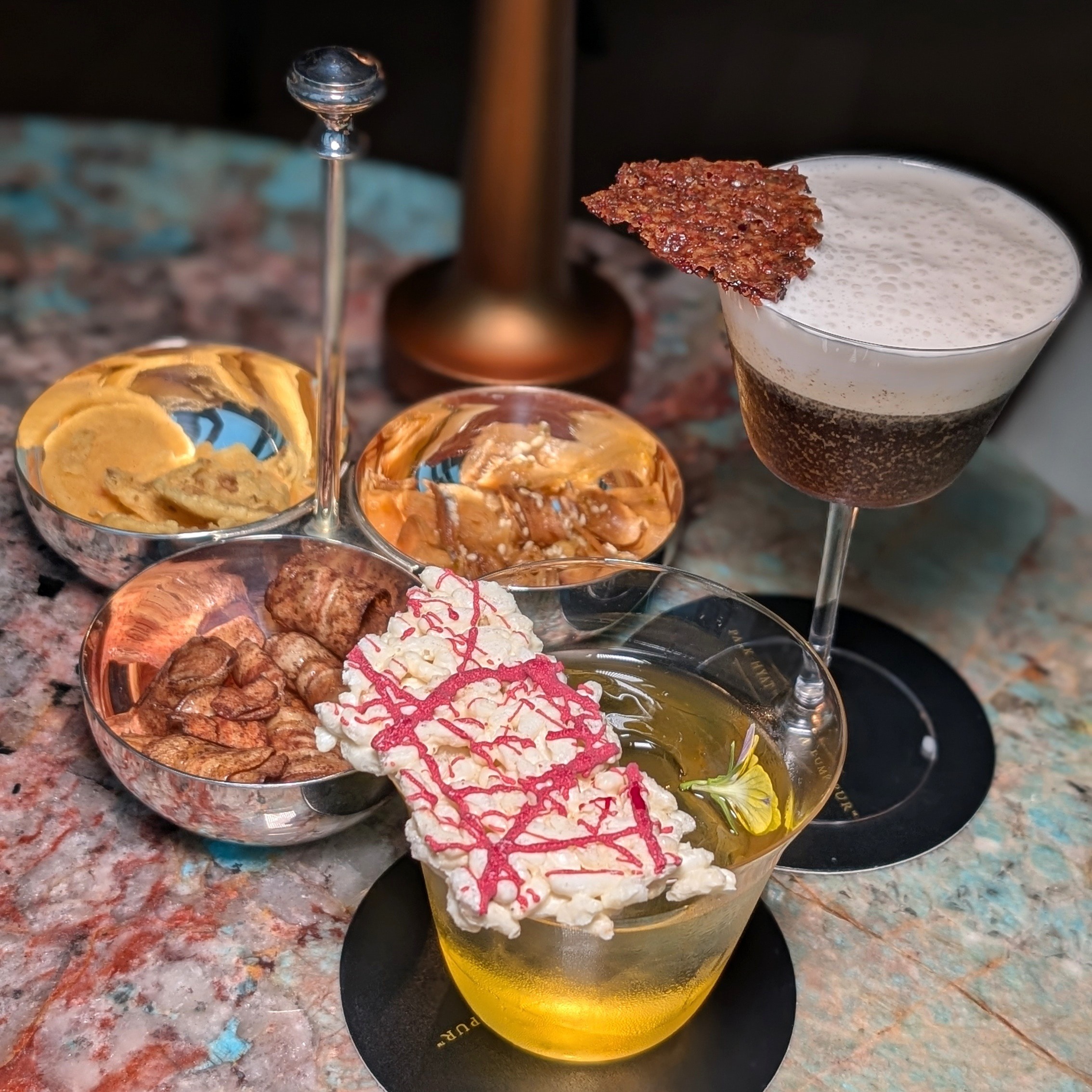 Park Hyatt Kuala Lumpur Cacao Mixology & Chocolate Cacao White Negroni and Cacao Coffee Martini