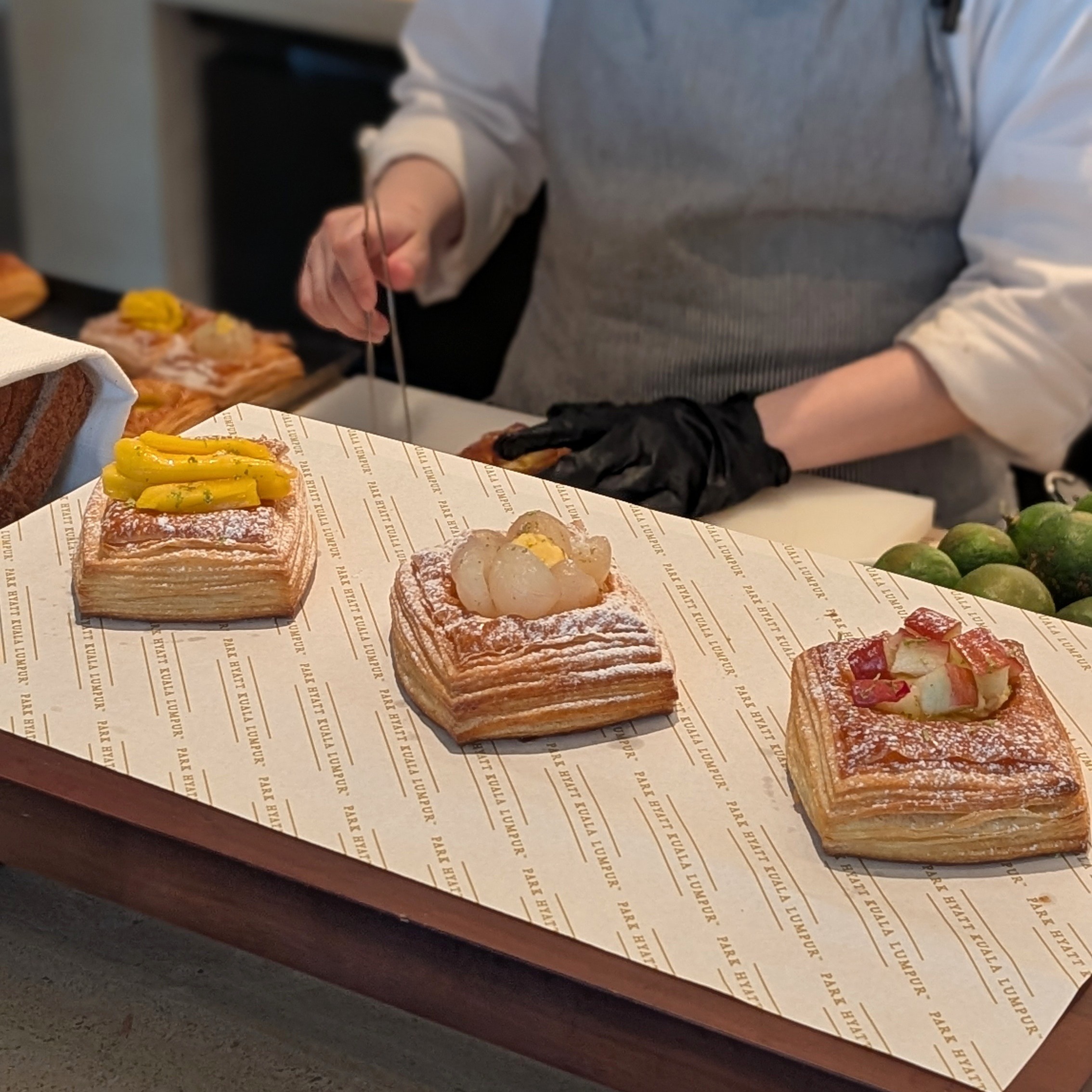 Park Hyatt Kuala Lumpur Park Lounge Breakfast Fruit Danish