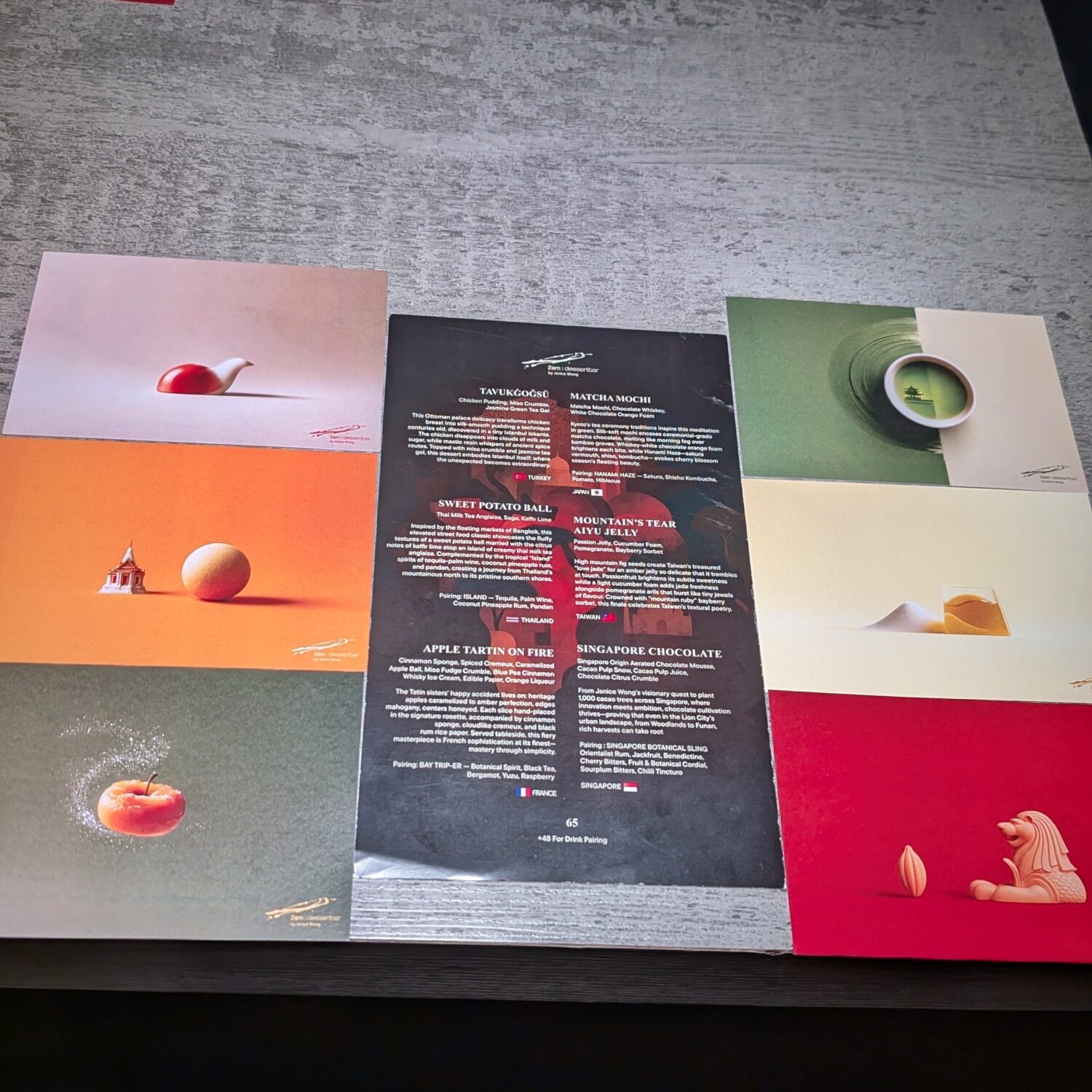 2am: dessertbar Menu