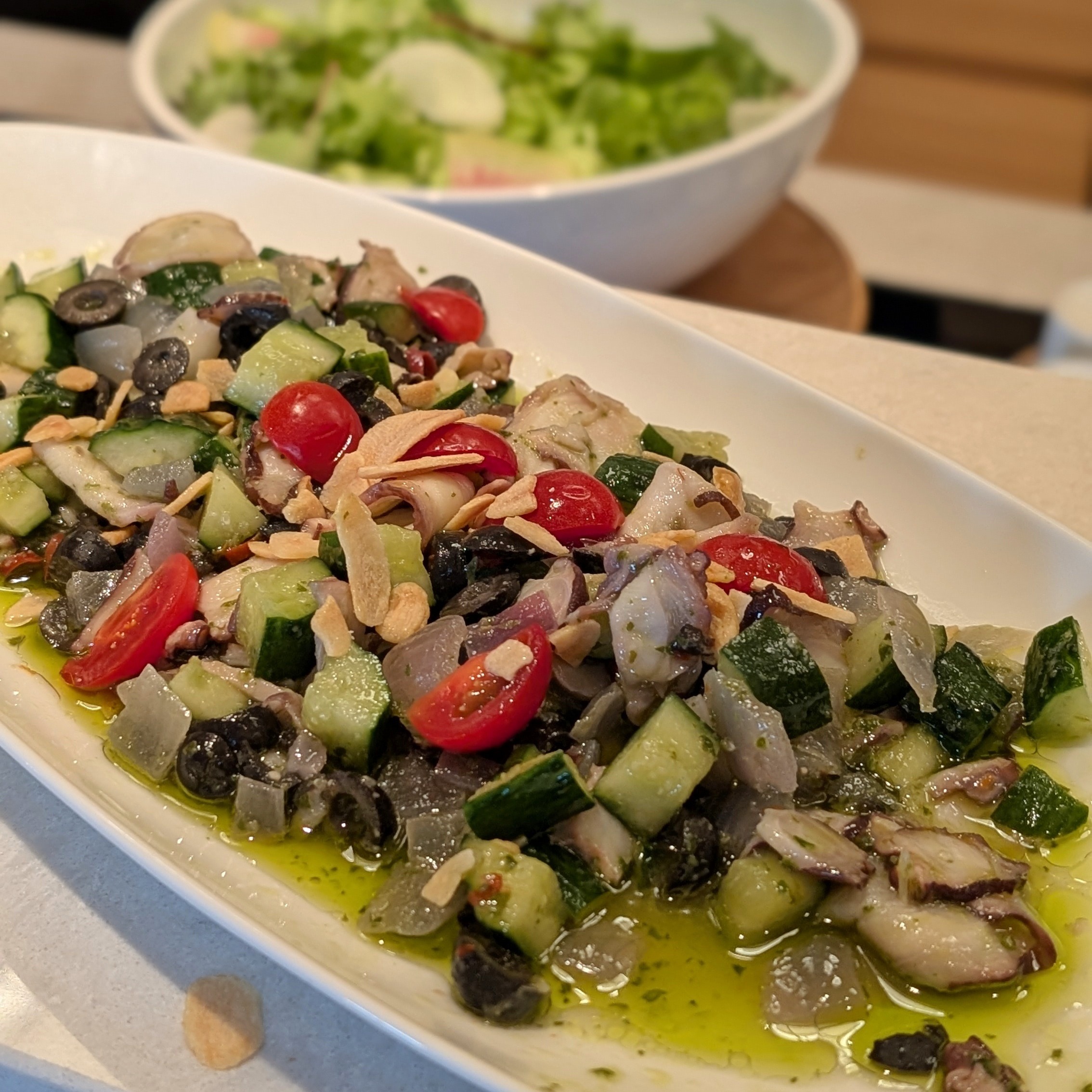 DoubleTree by Hilton Osaka Castle Executive Lounge Evening Cocktails Octopus Peperocino