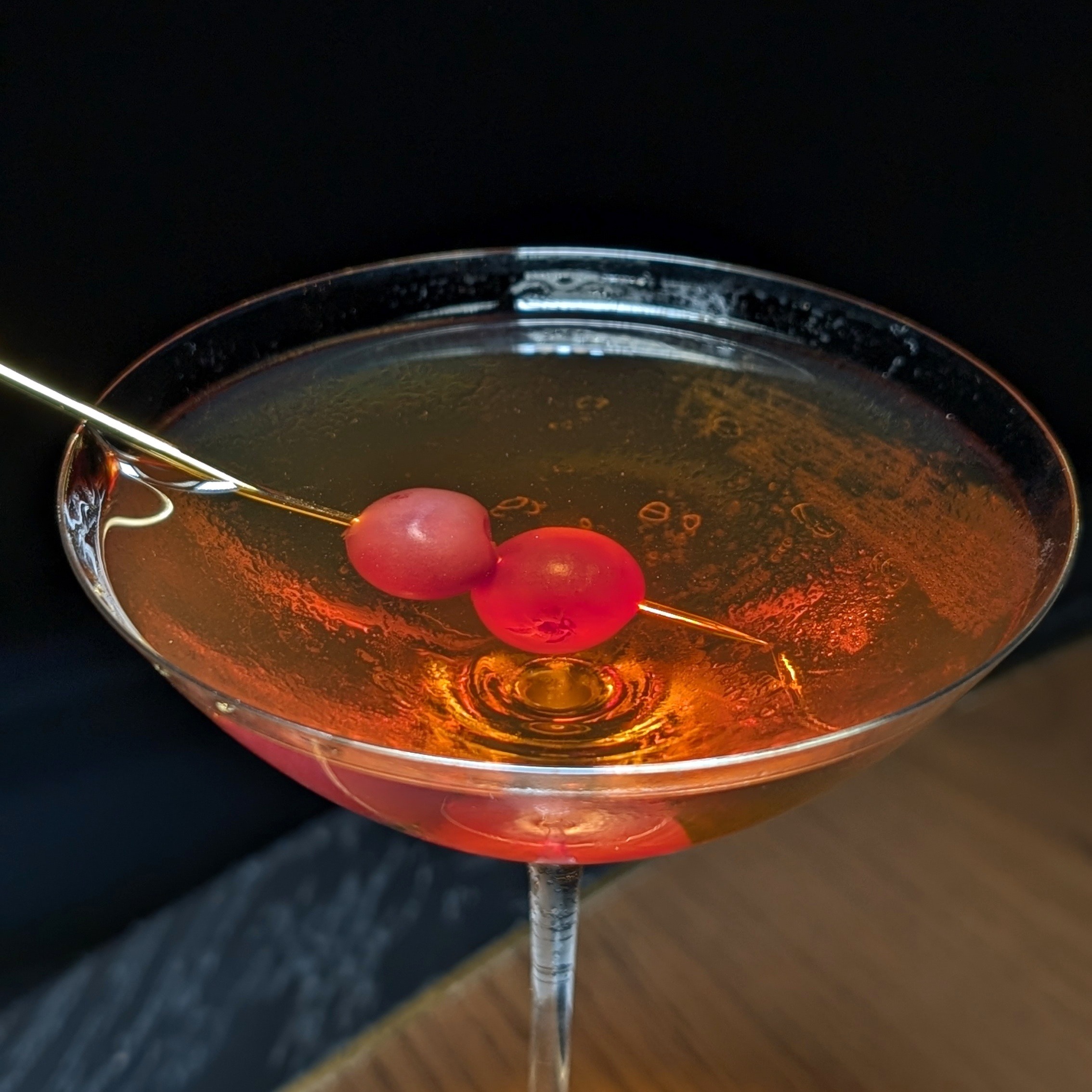 Fairmont Tokyo Fairmont Gold Lounge Evening Cocktails Manhattan