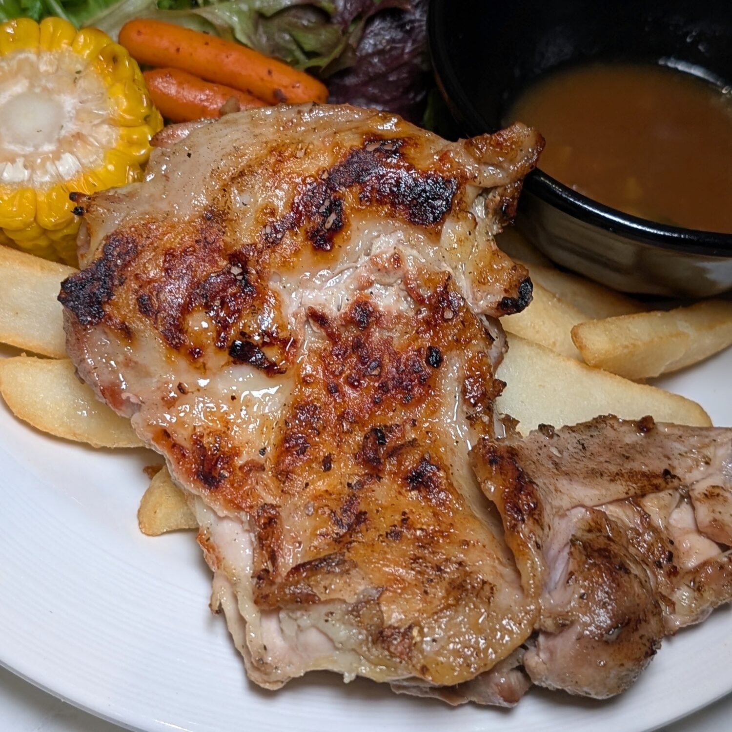 Noir by Javier Grilled Chicken Chop