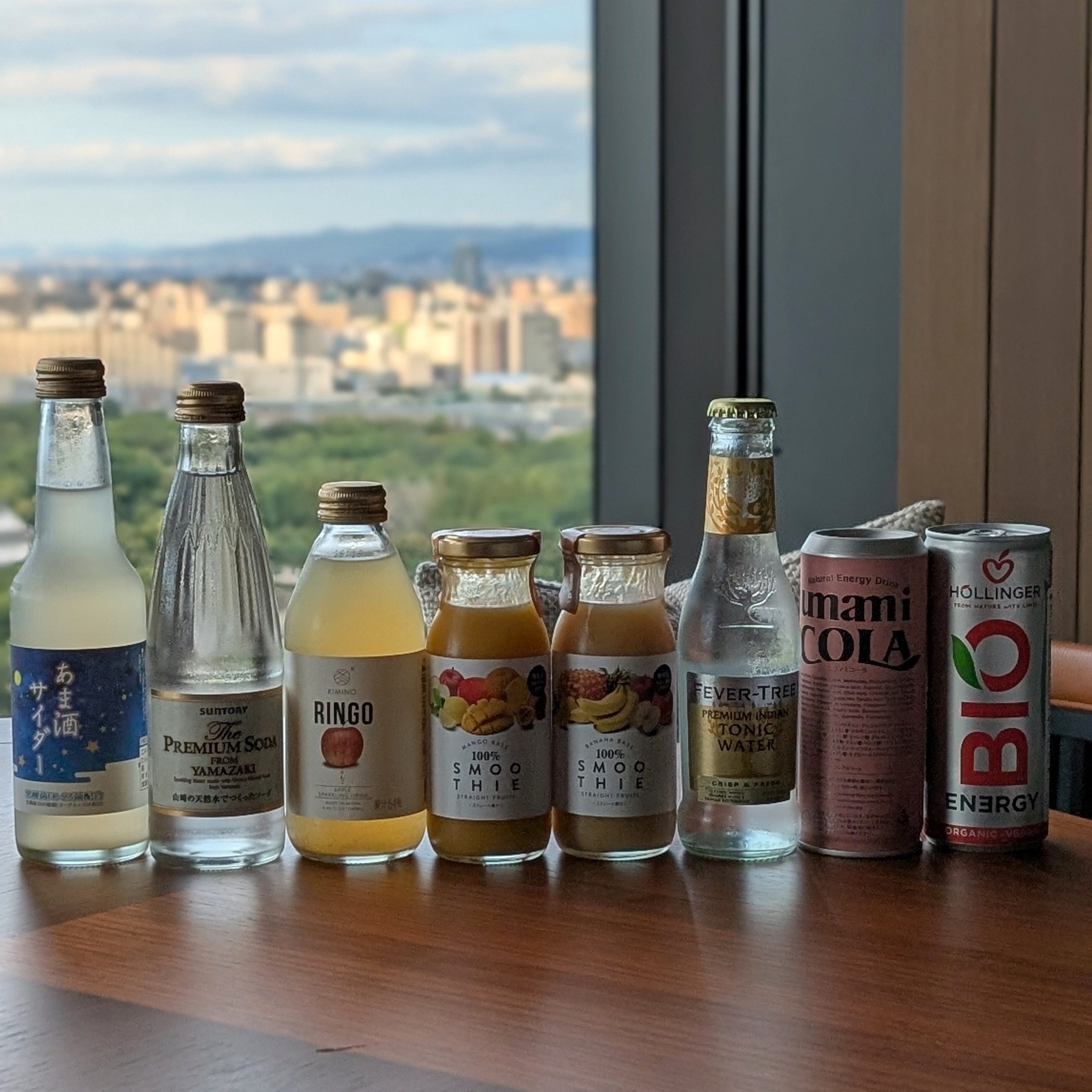 Patina Osaka Deluxe Room King Osaka Castle View Pantry Mini Bar Selection