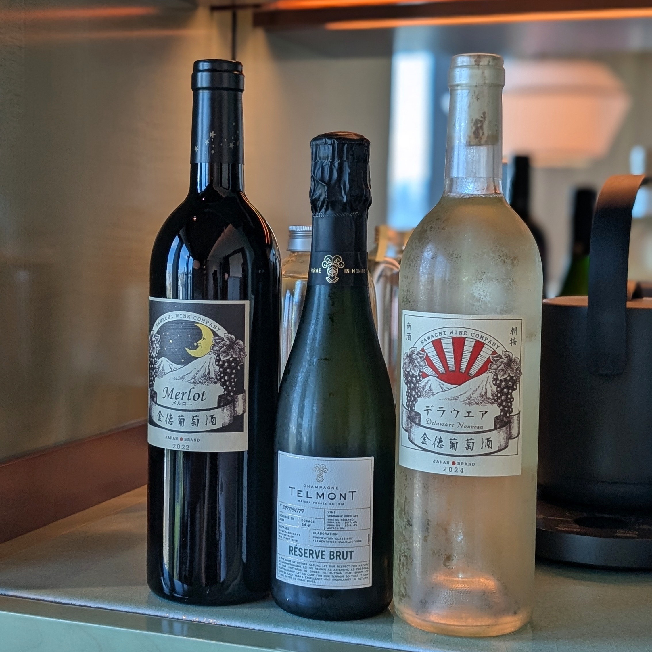 Patina Osaka Deluxe Room King Osaka Castle View Pantry Wine Selection