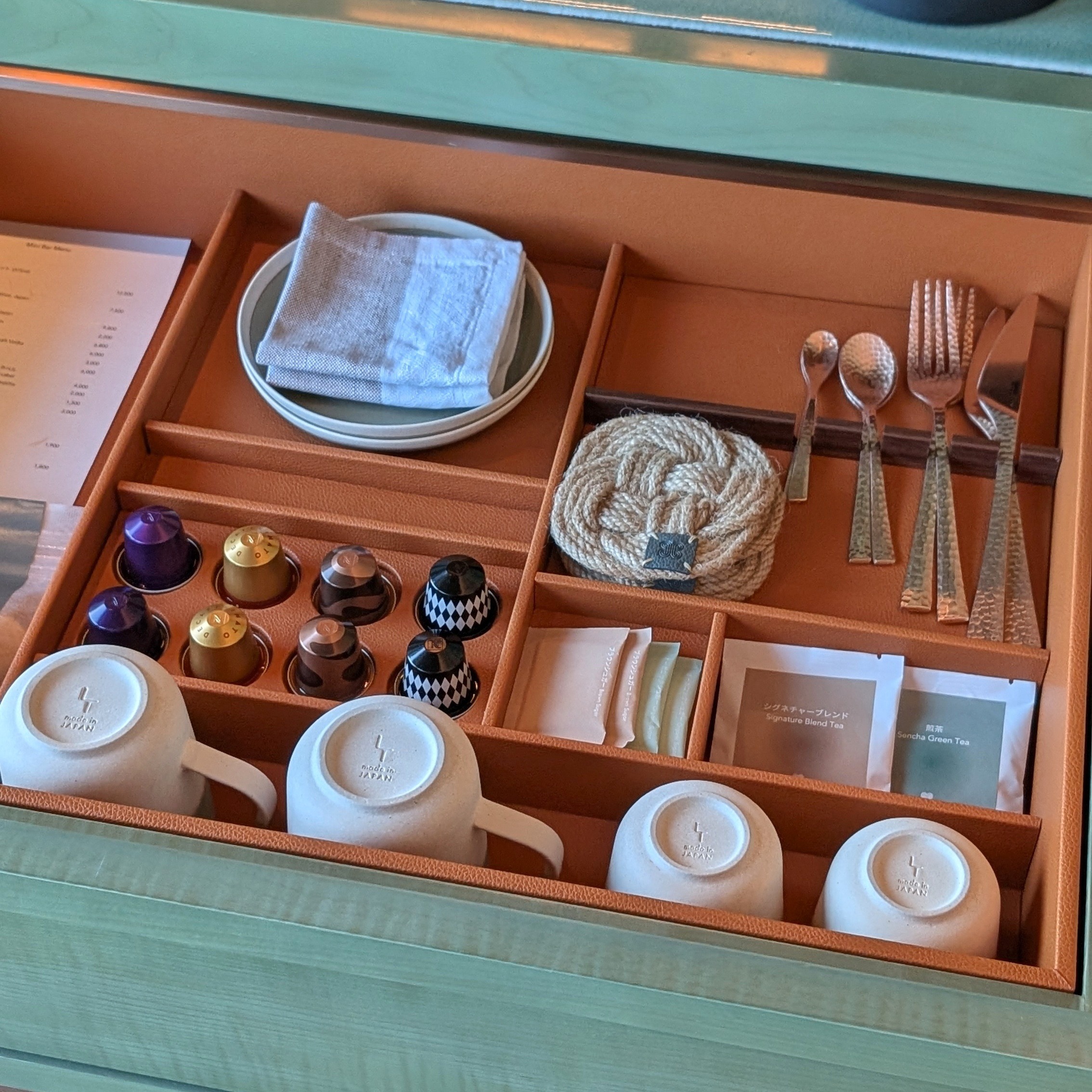 Patina Osaka Deluxe Room King Osaka Castle View Pantry