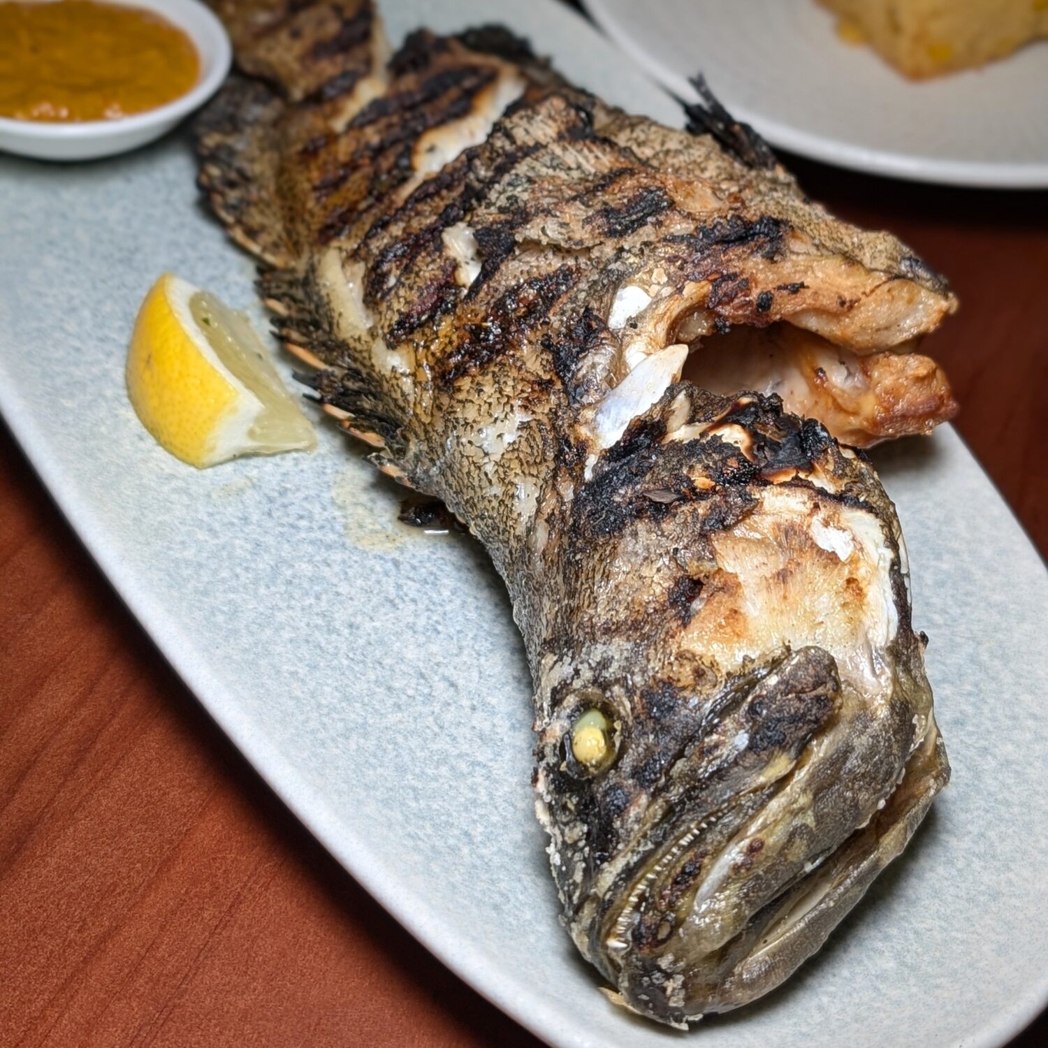 Smolder Restaurant Whole Pearl Grouper