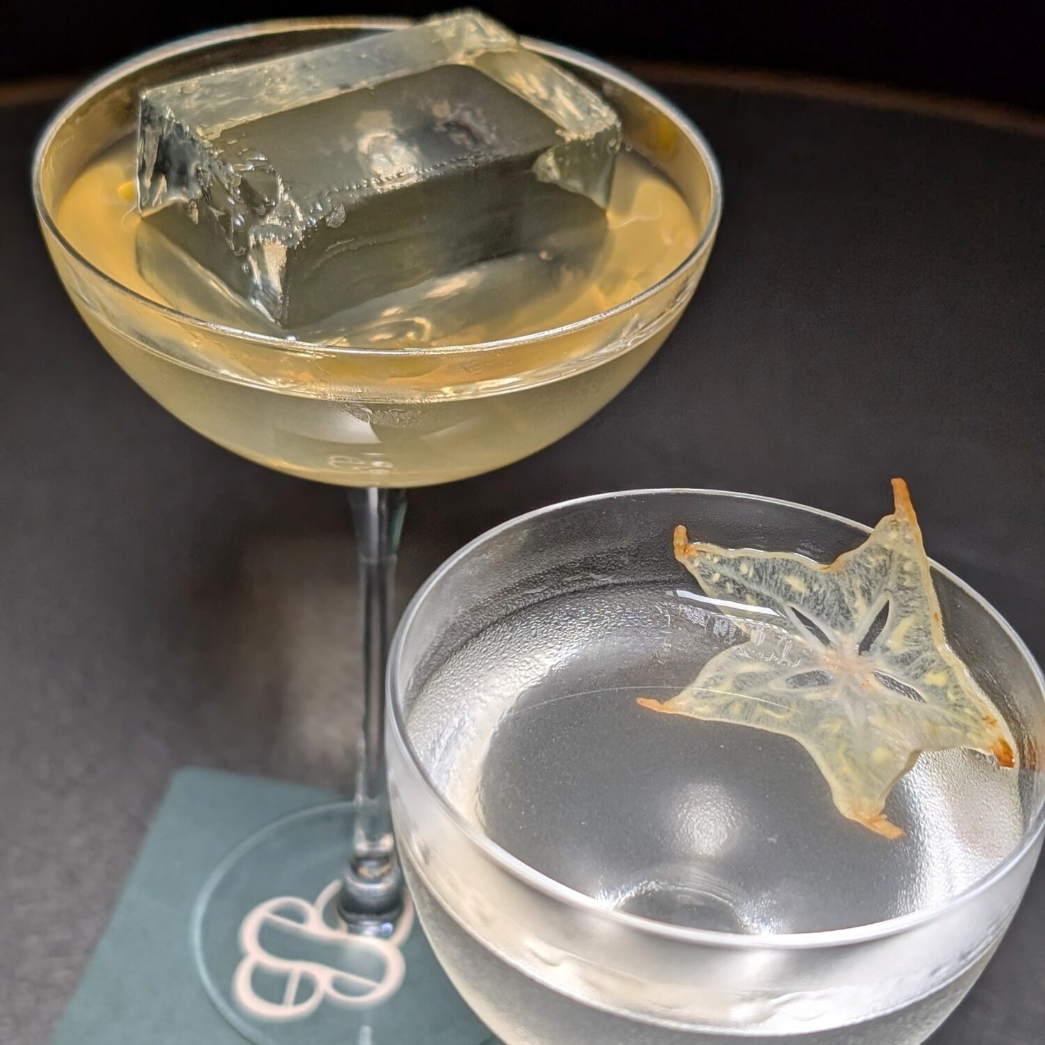 Temper The Pinnacle and Star Fruit Martini