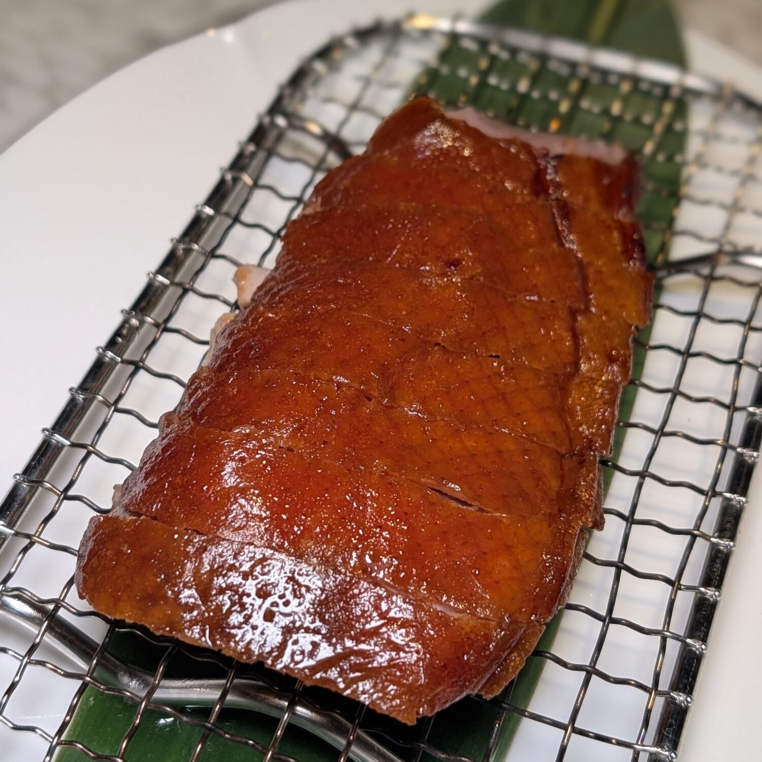 Tung Lok Heen Roasted Irish Duck prepared with Chinese Angelica
