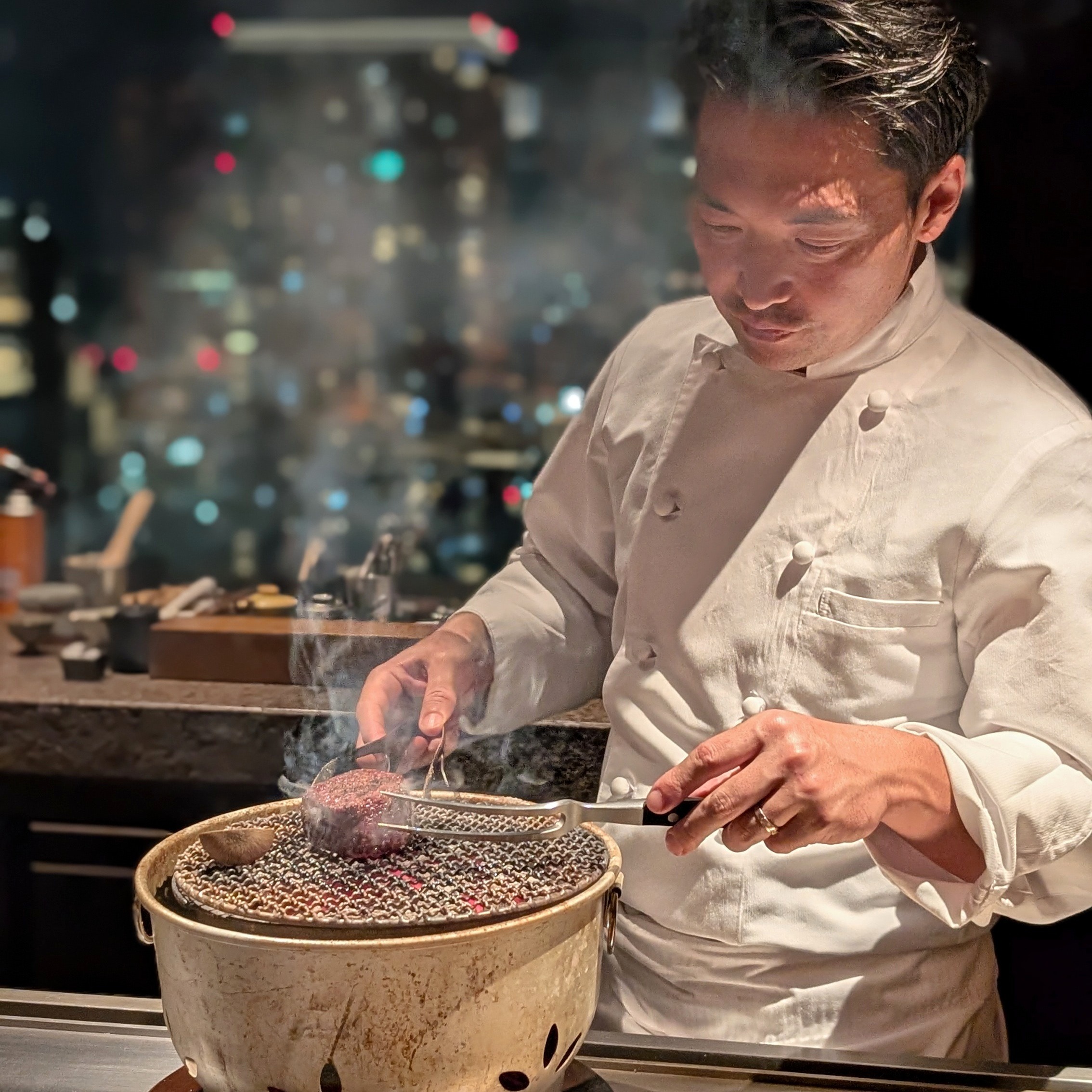 Waldorf Astoria Osaka Tsukimi Crispy Grill Tsukimi Special Kobe Beef