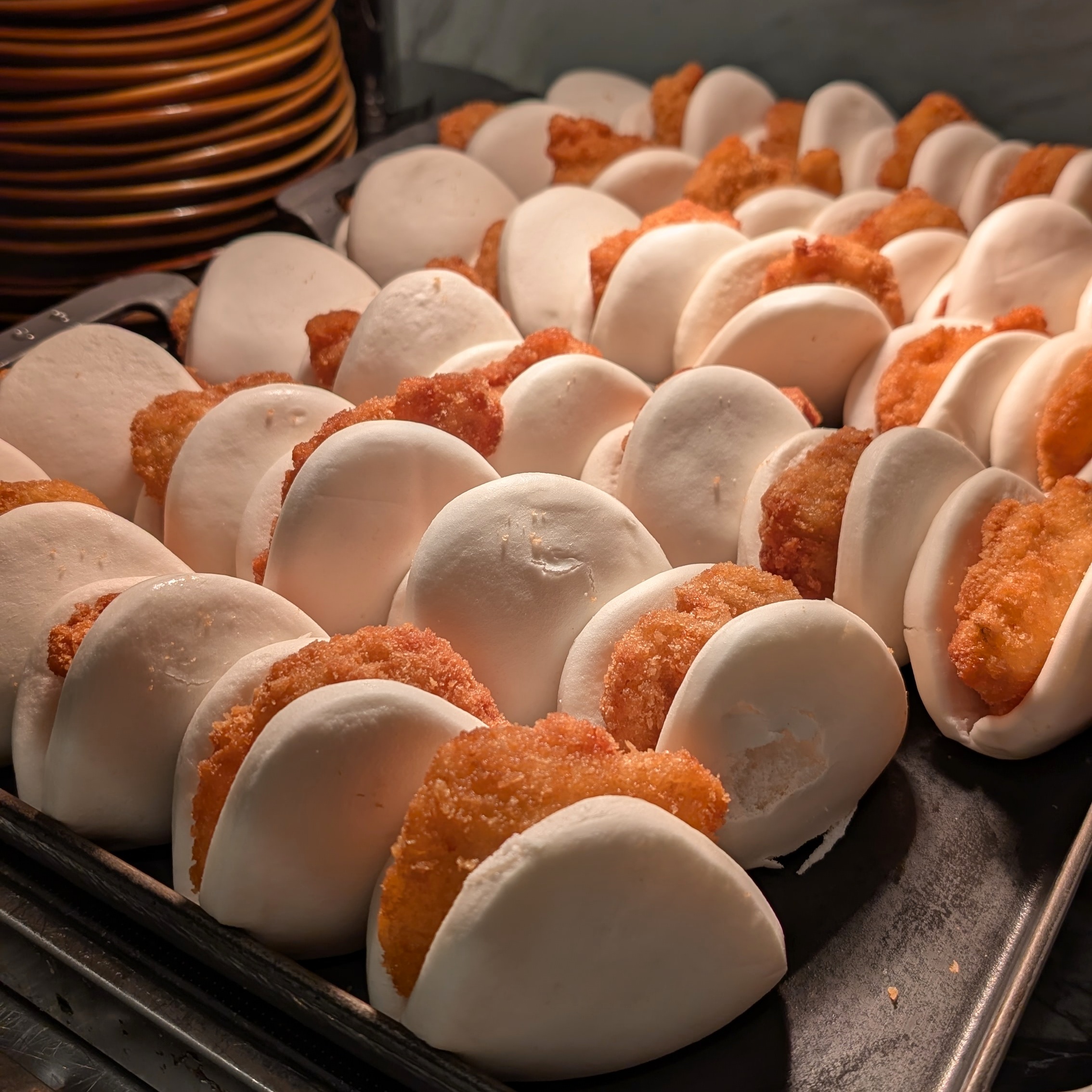 Singapore Marriott Tang Plaza Hotel M Club Evening Cocktails Chicken Katsu Bun