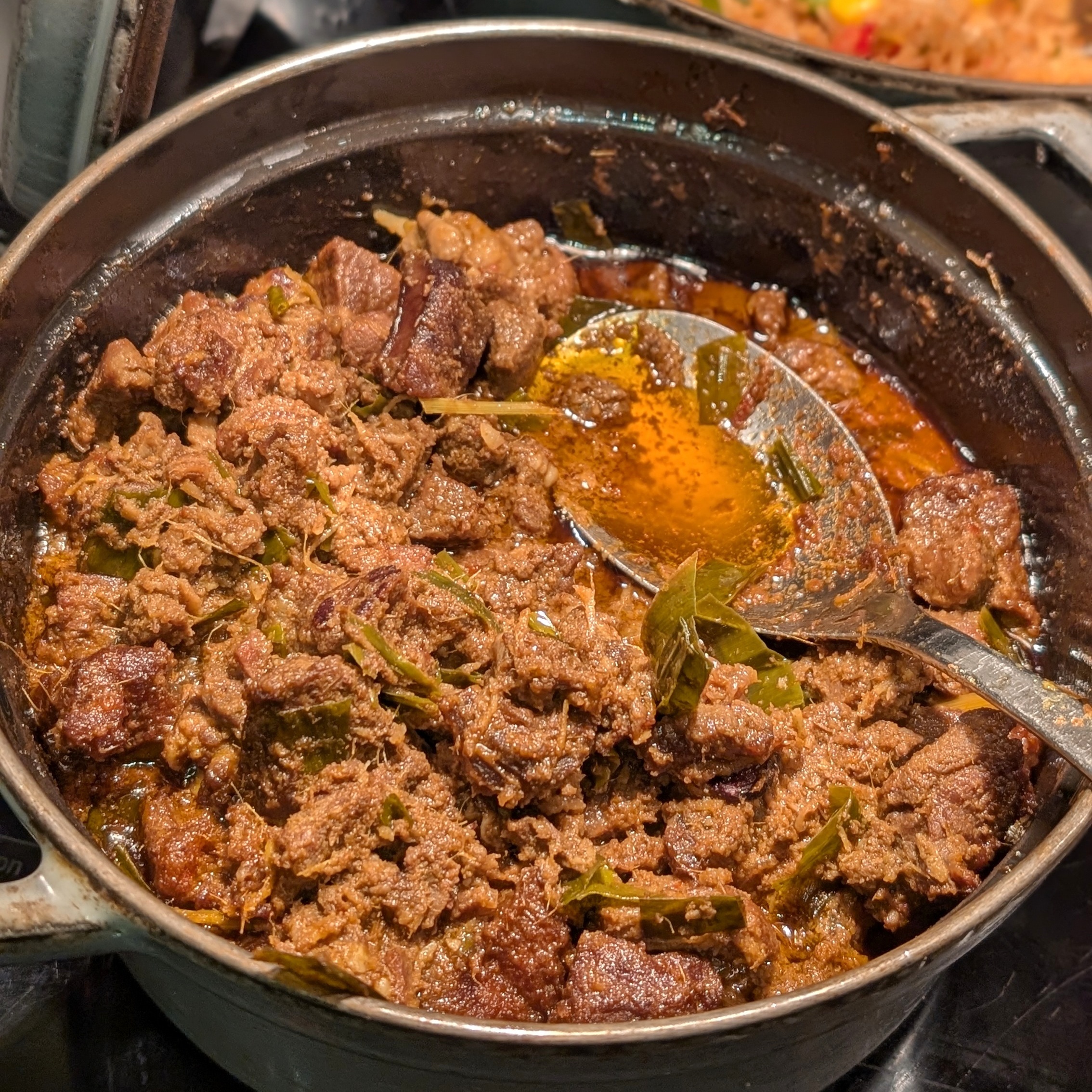 Singapore Marriott Tang Plaza Hotel M Club Breakfast Lamb Rendang