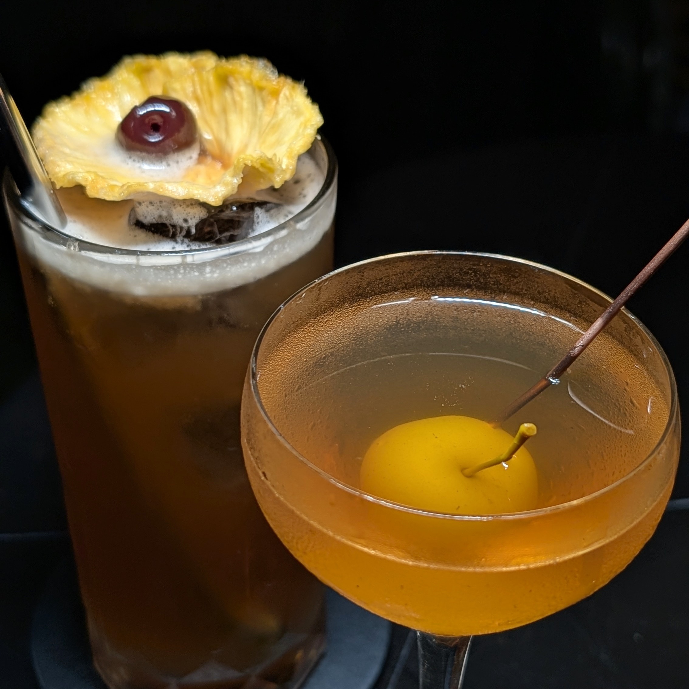 The St. Regis Singapore The St. Regis Bar Merlion Sling and Midnight Orchard