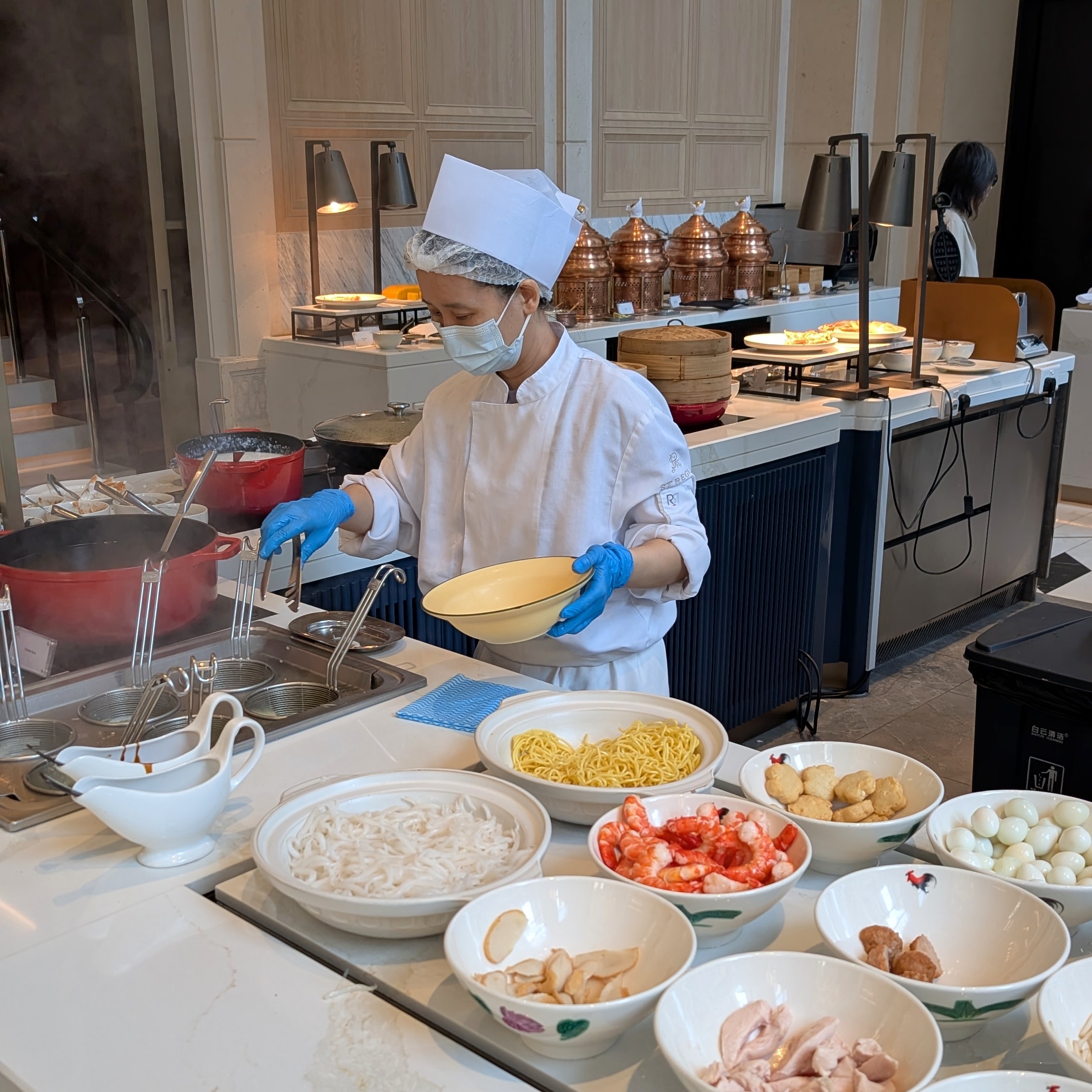 The St. Regis Singapore Sophia Breakfast Noodle Station