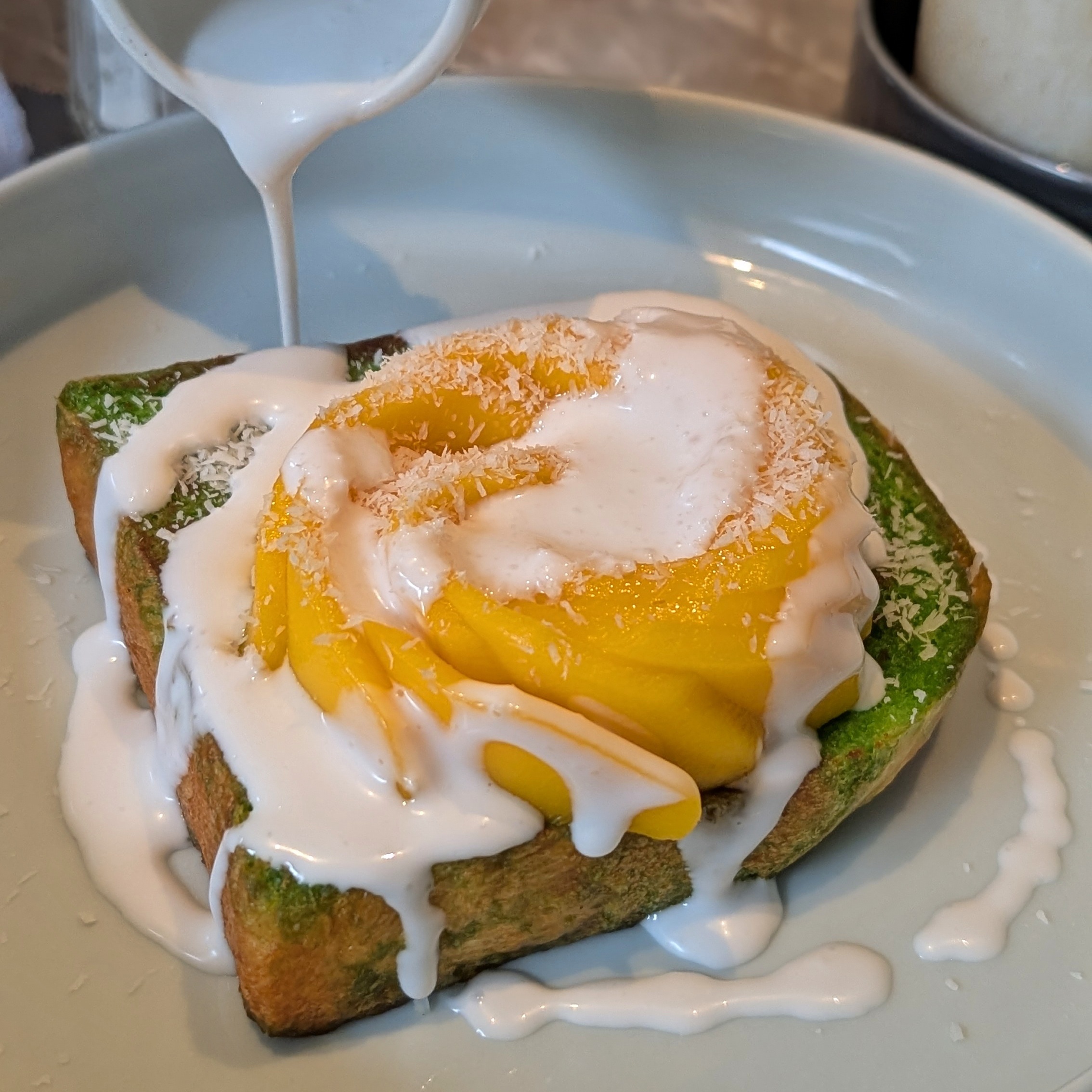 Four Seasons Hotel Singapore Pool House Breakfast Pandan French Toast