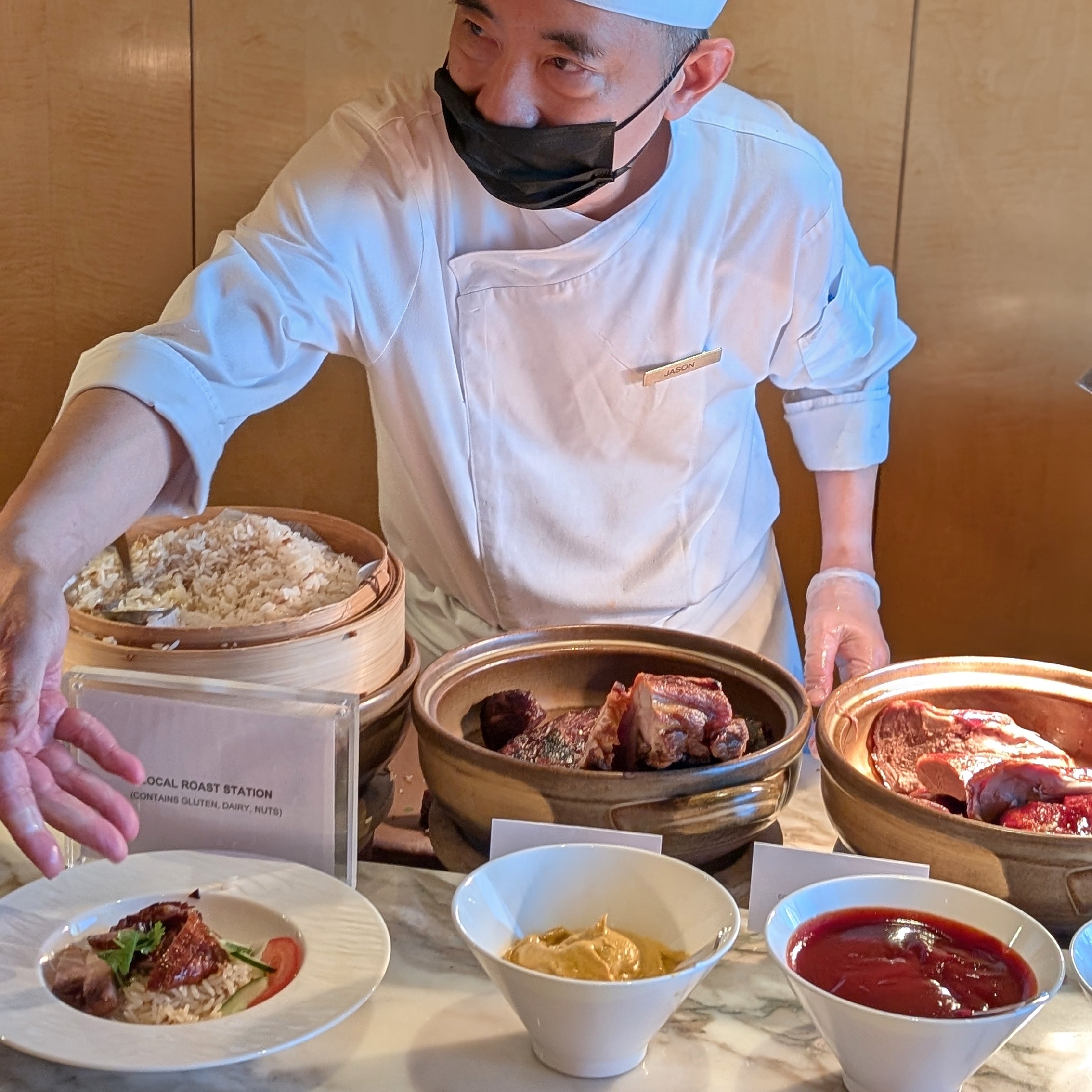 The Ritz-Carlton Millenia Singapore The Ritz-Carlton Club Lounge Evening Cocktails Local Roast Station