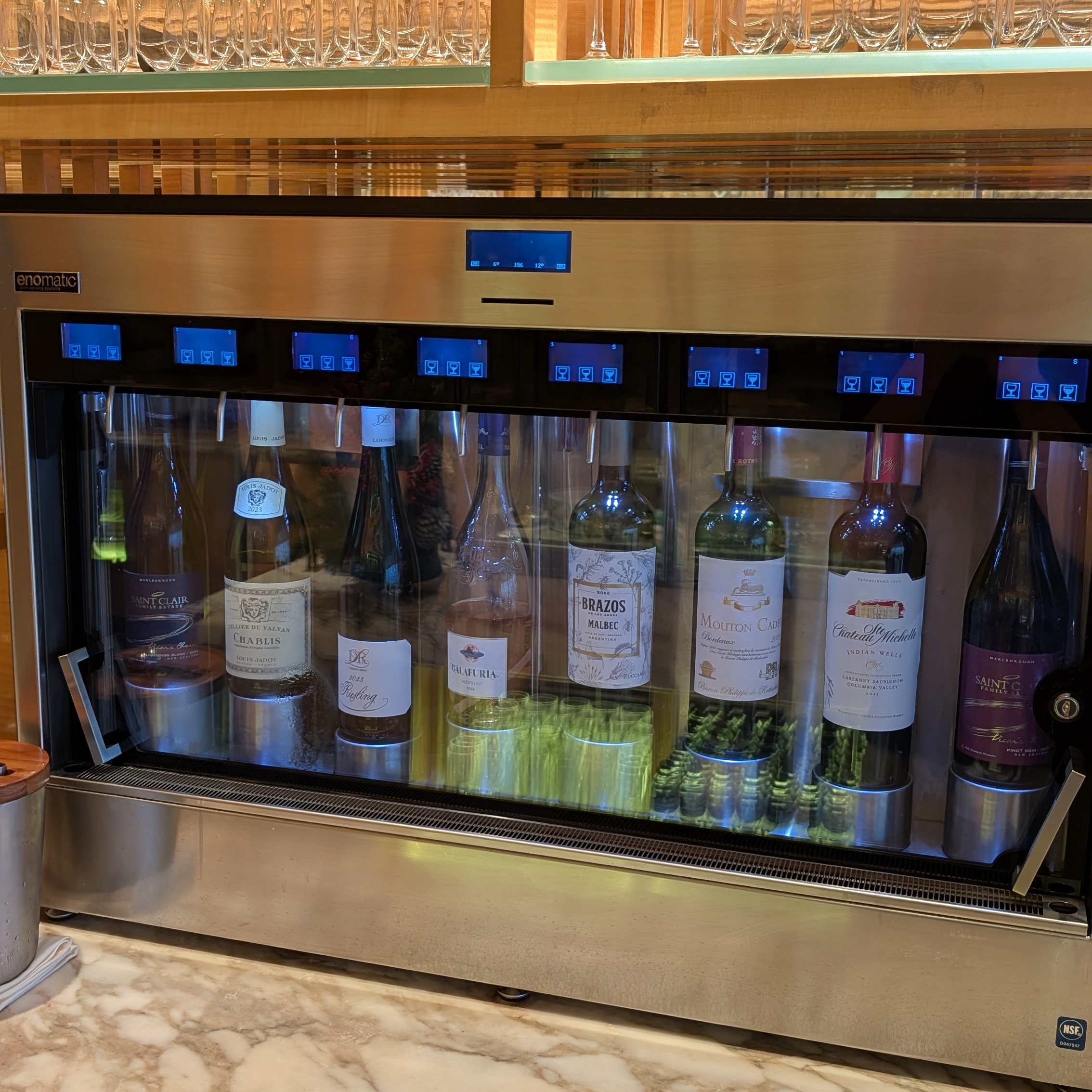 The Ritz-Carlton Millenia Singapore The Ritz-Carlton Club Lounge Wine Selection