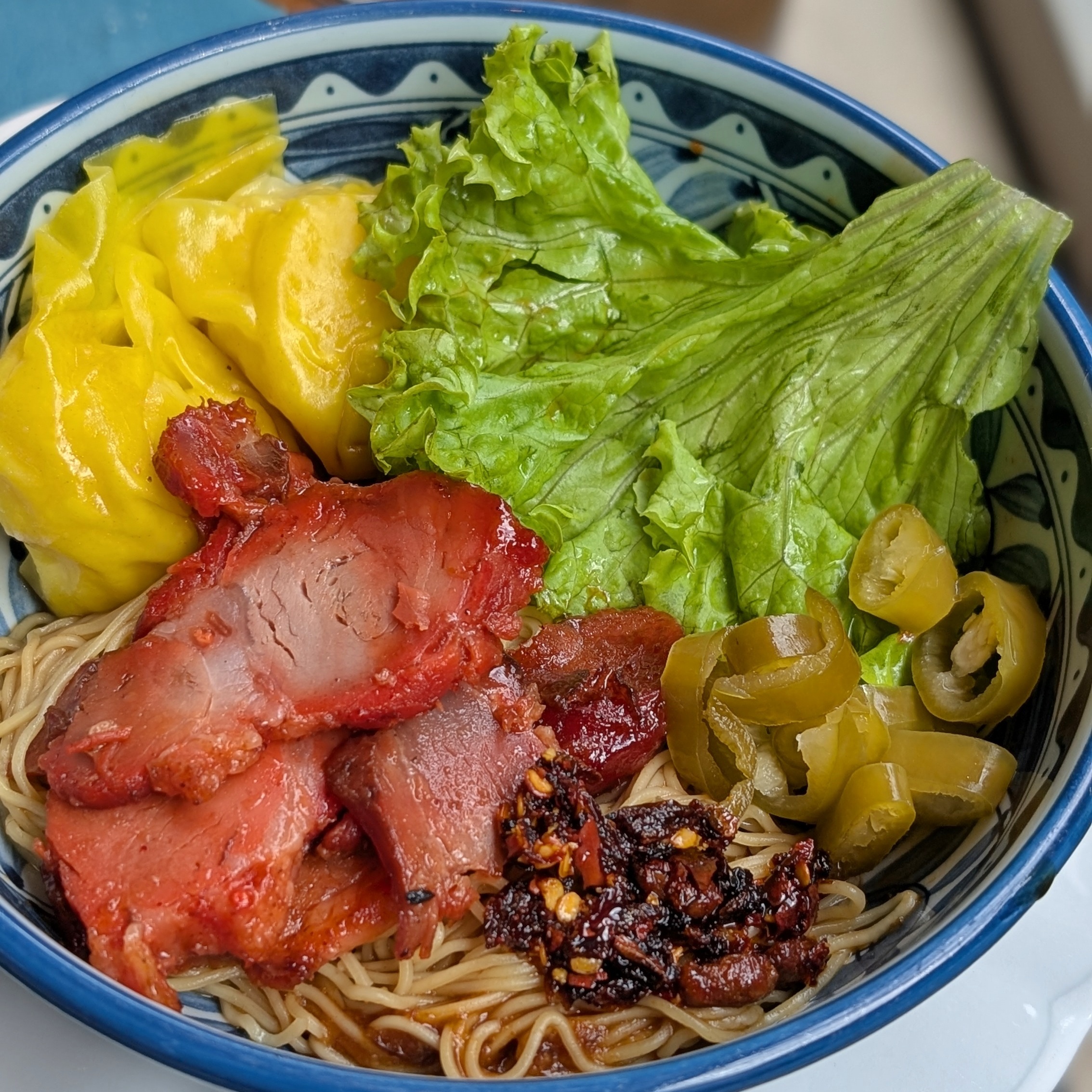 The Ritz-Carlton Millenia Singapore Colony Breakfast Dry Wonton Noodles
