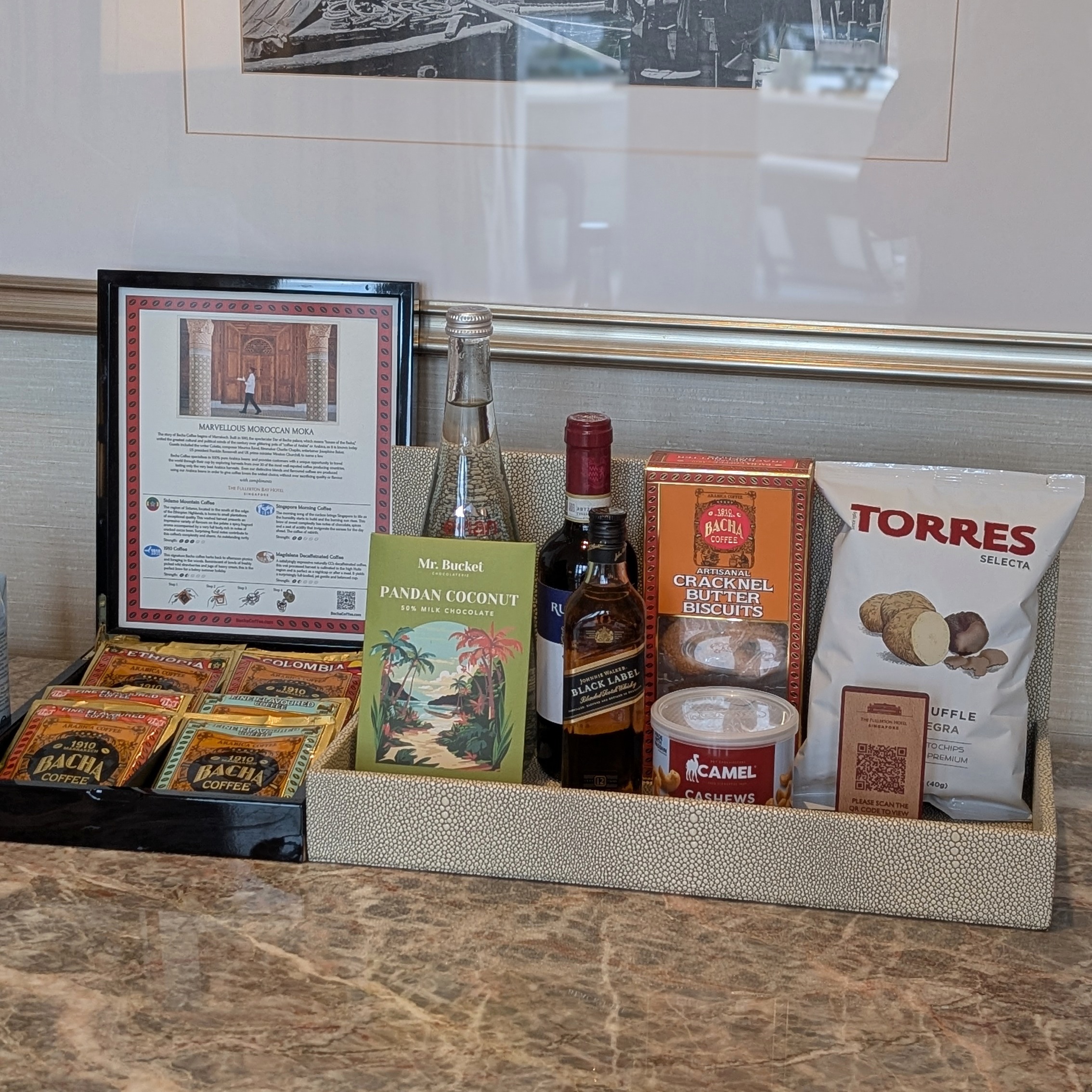 The Fullerton Hotel Singapore Loft Suite Minibar