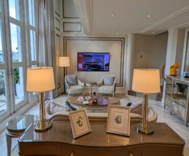 The Fullerton Hotel Singapore Loft Suite Living Room
