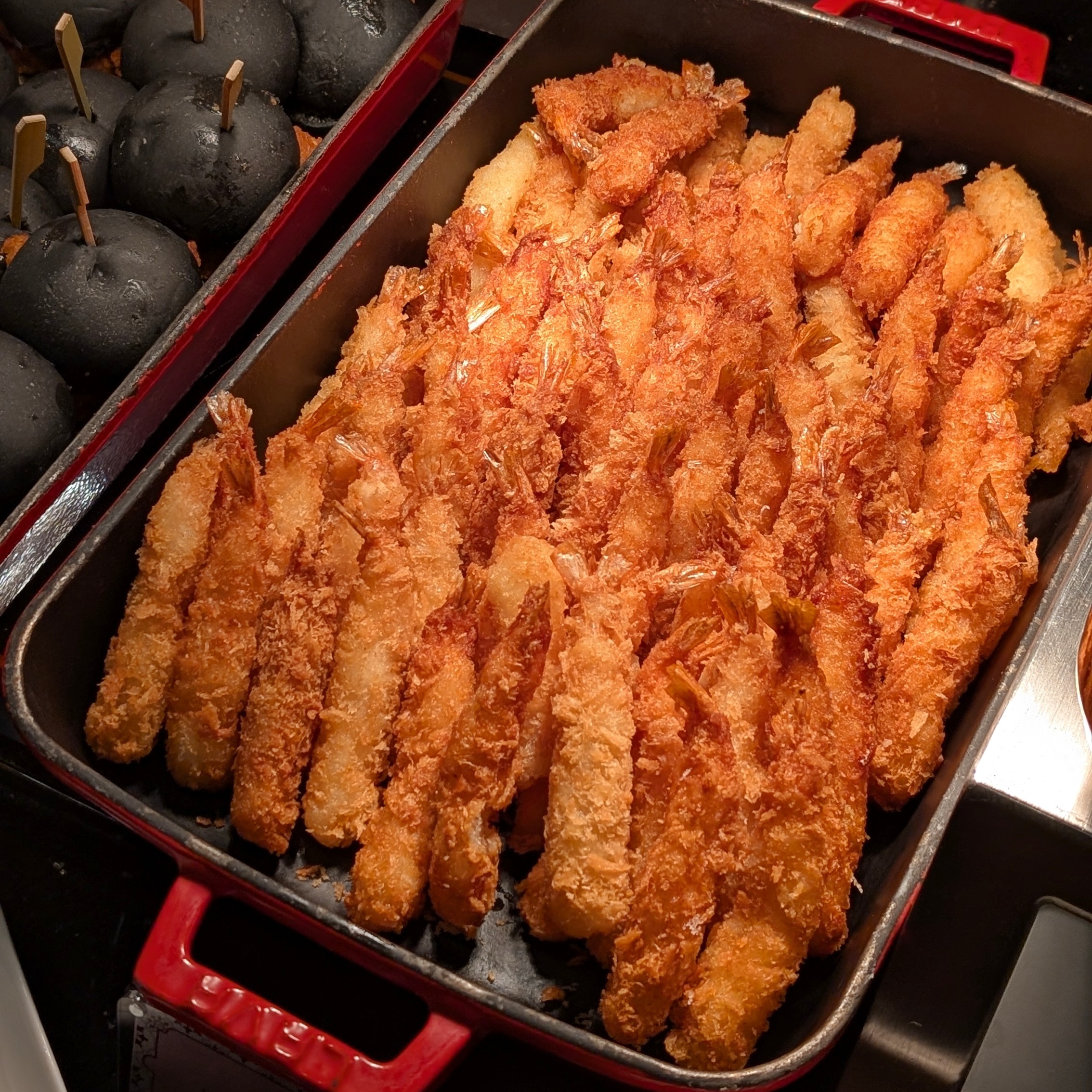 The Fullerton Hotel Singapore The Straits Club Evening Cocktails Breaded Prawn