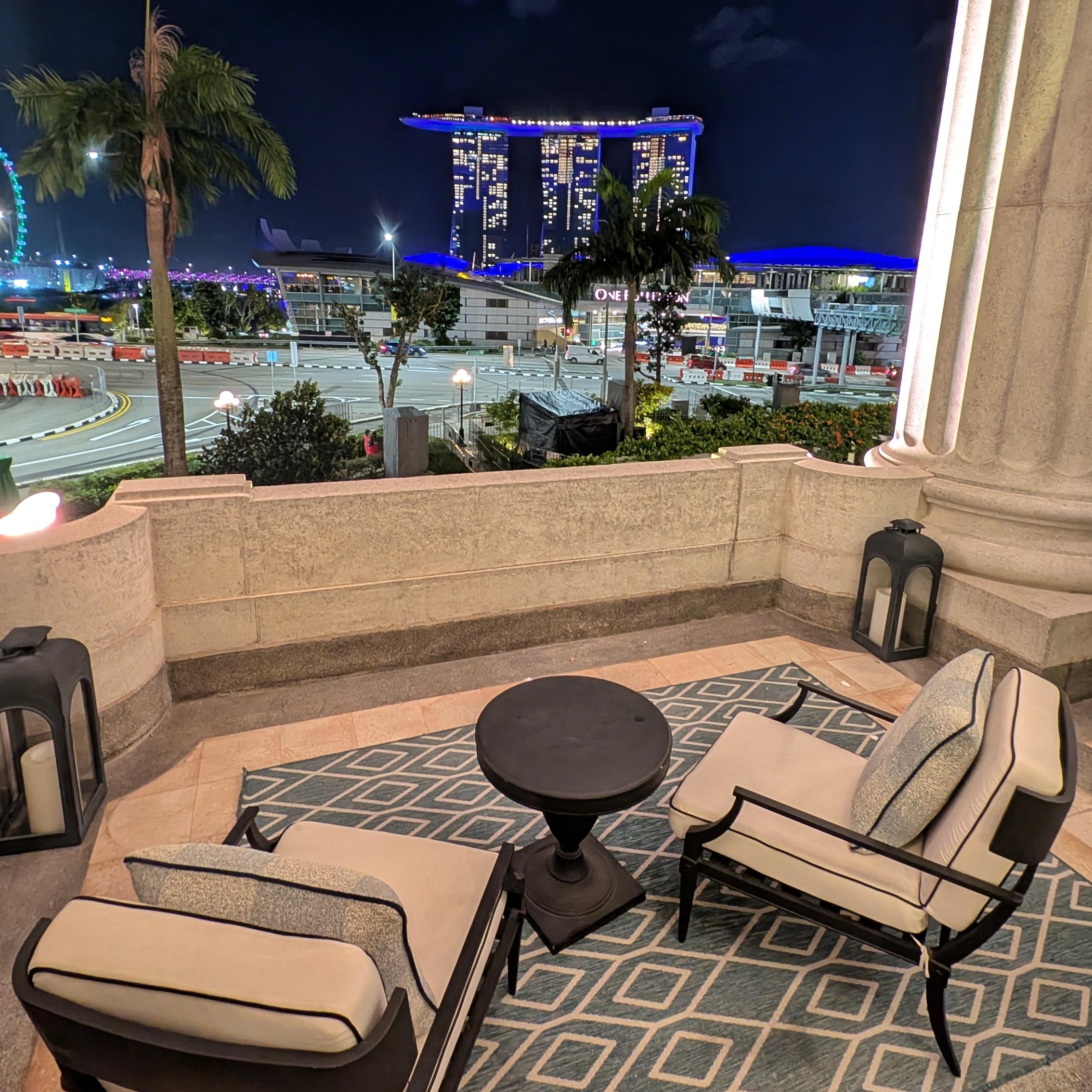 The Fullerton Hotel Singapore Loft Suite Terrace
