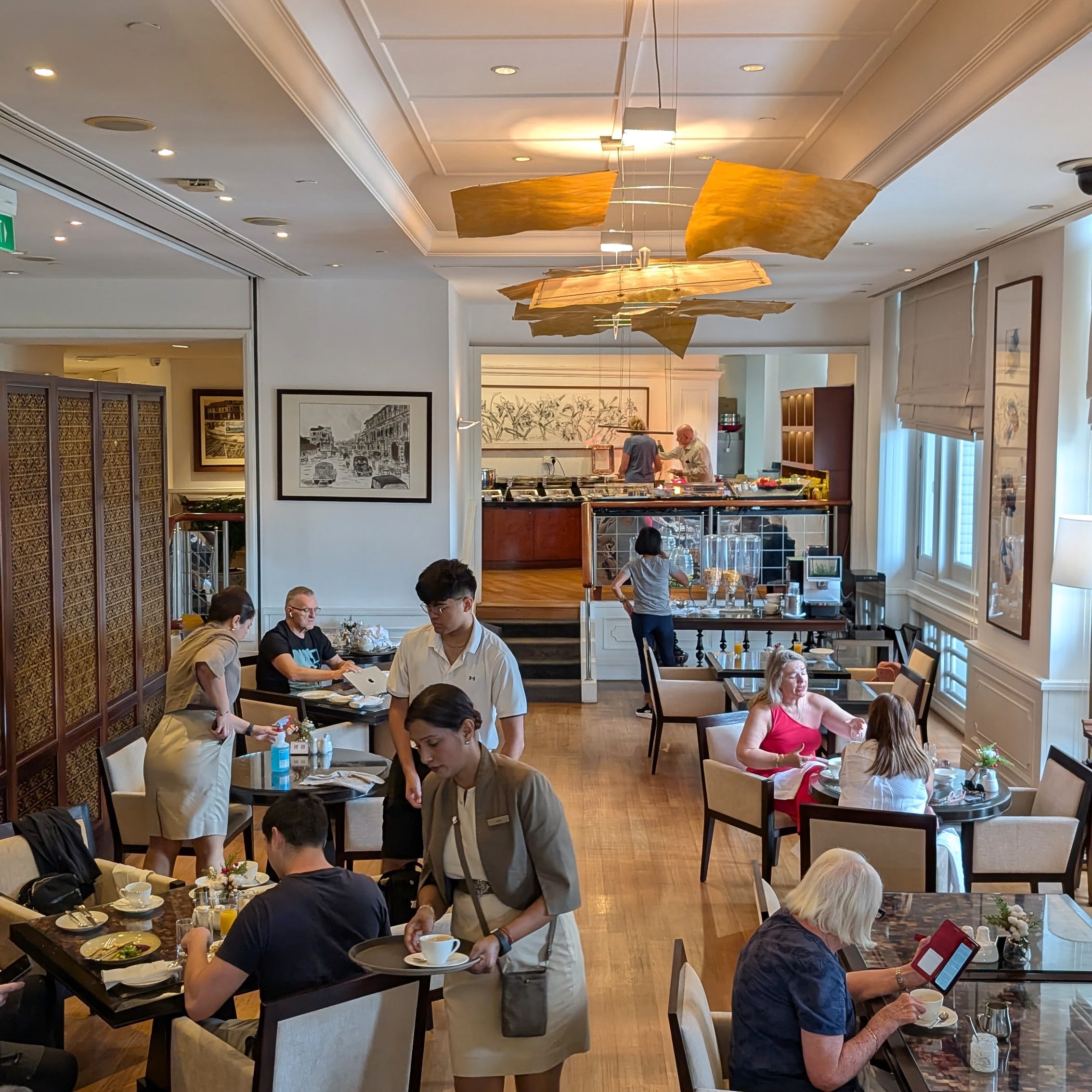 The Fullerton Hotel Singapore The Straits Club Breakfast