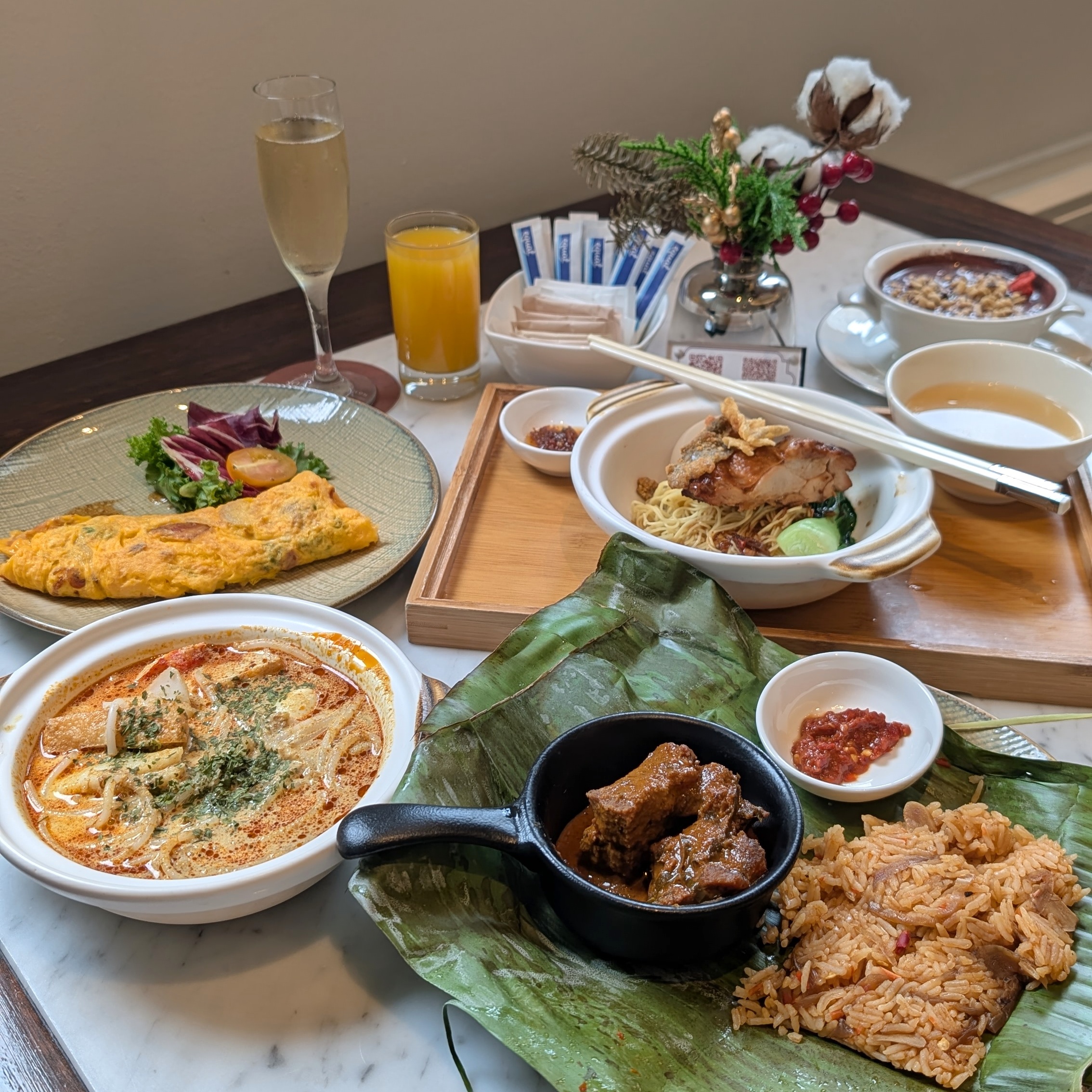 The Fullerton Hotel Singapore The Straits Club Breakfast