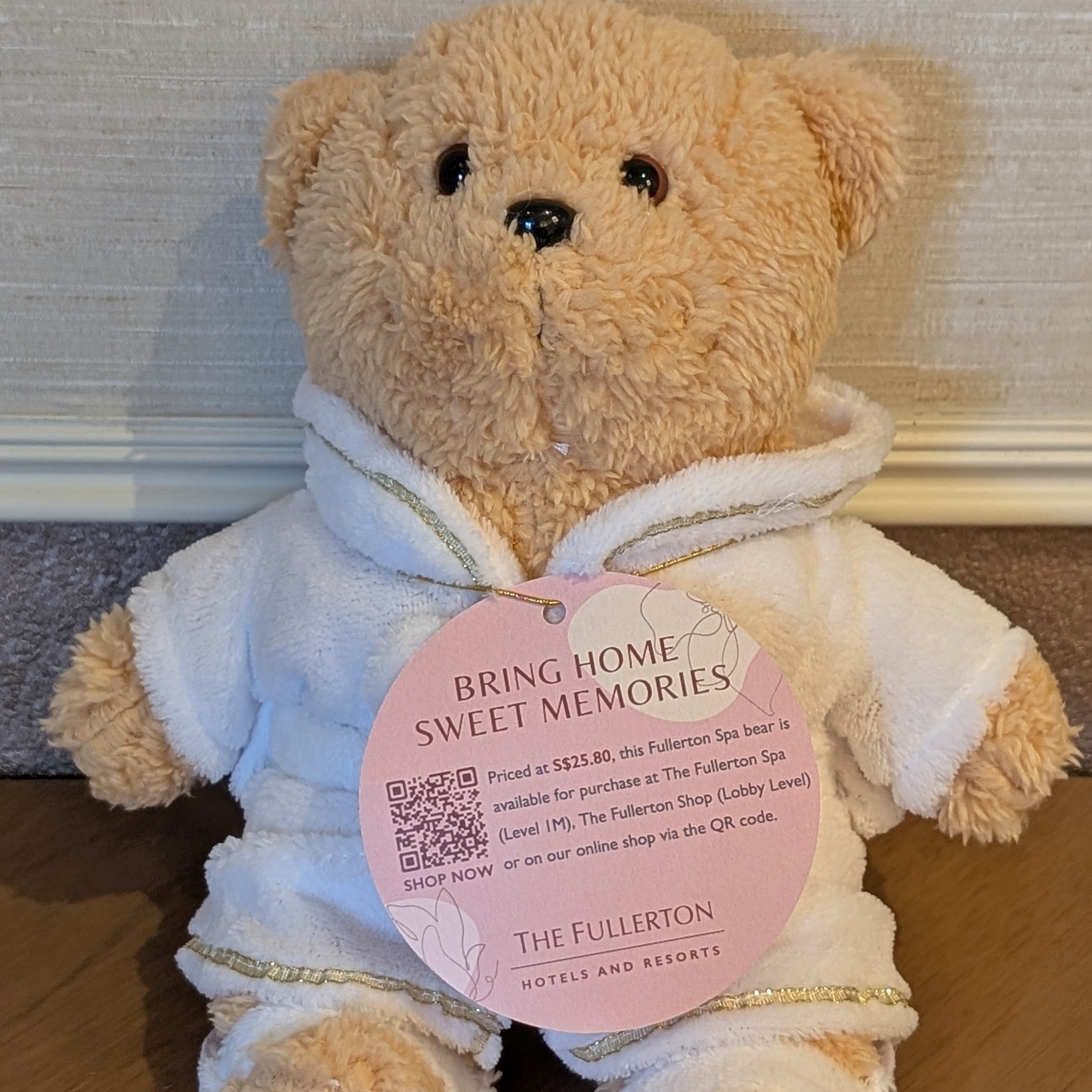 The Fullerton Hotel Singapore Loft Suite Collectible Fullerton Bear