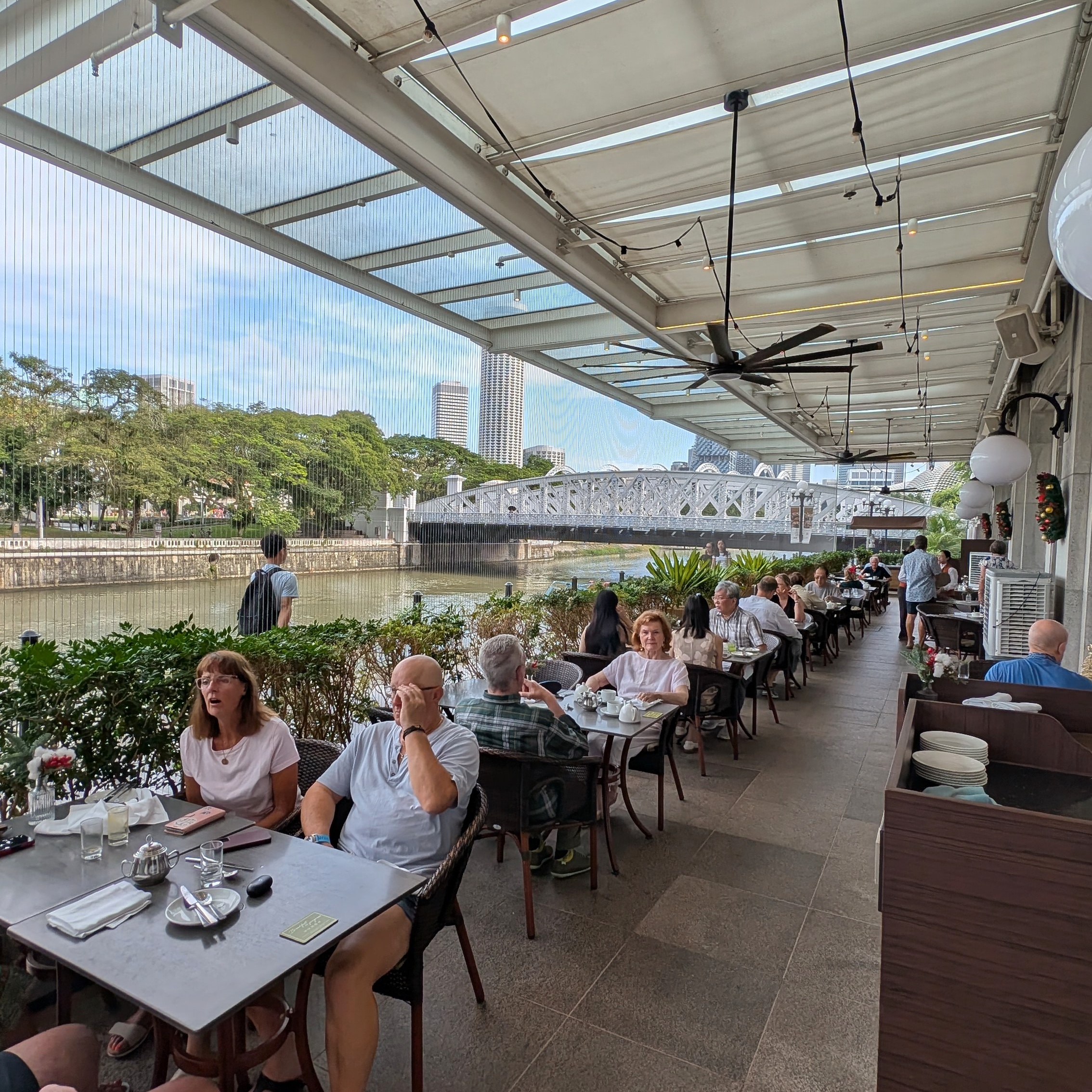 The Fullerton Hotel Singapore Town Restaurant Breakfast