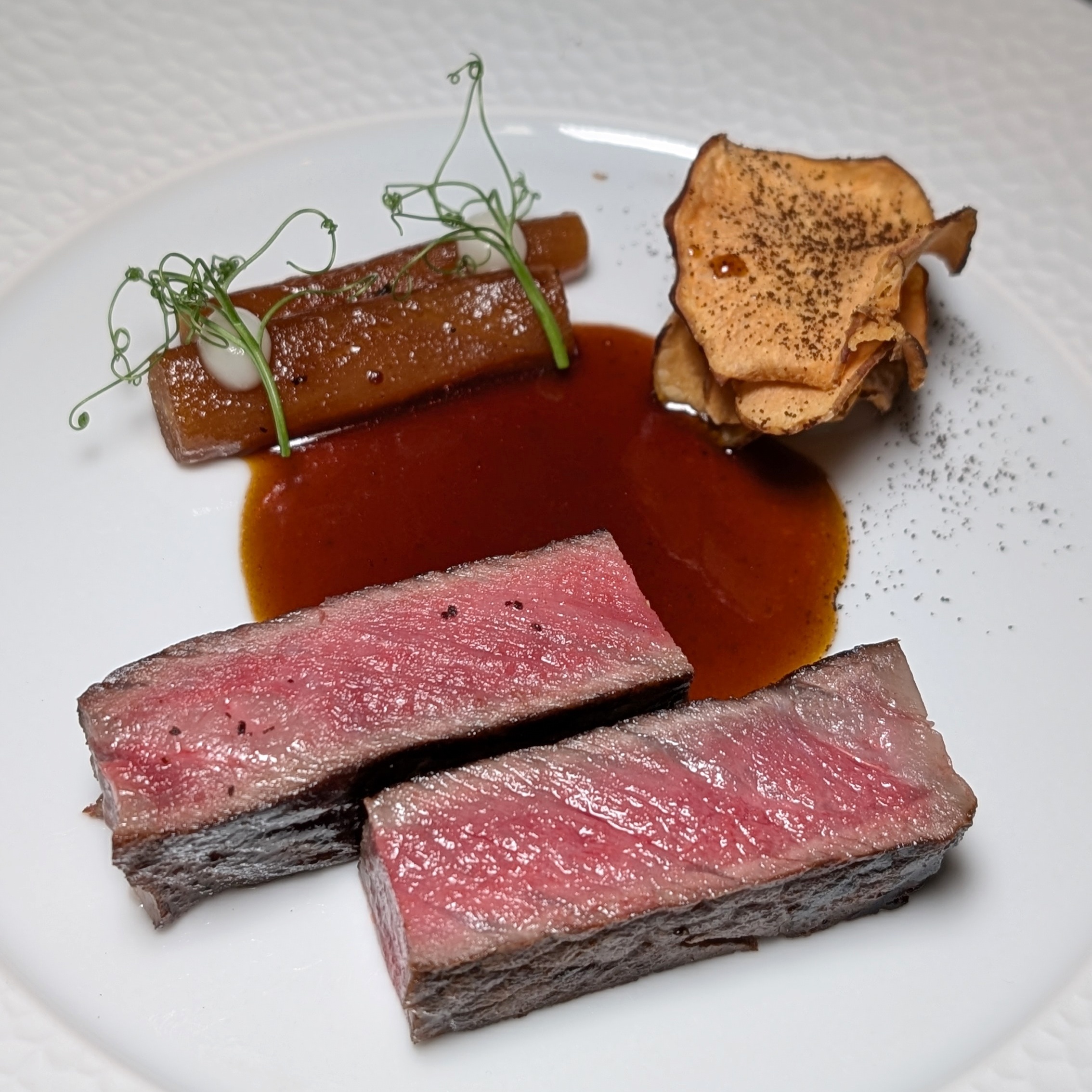 Mandai Rainforest Resort by Banyan Tree Forage Tajima Beef Striploin