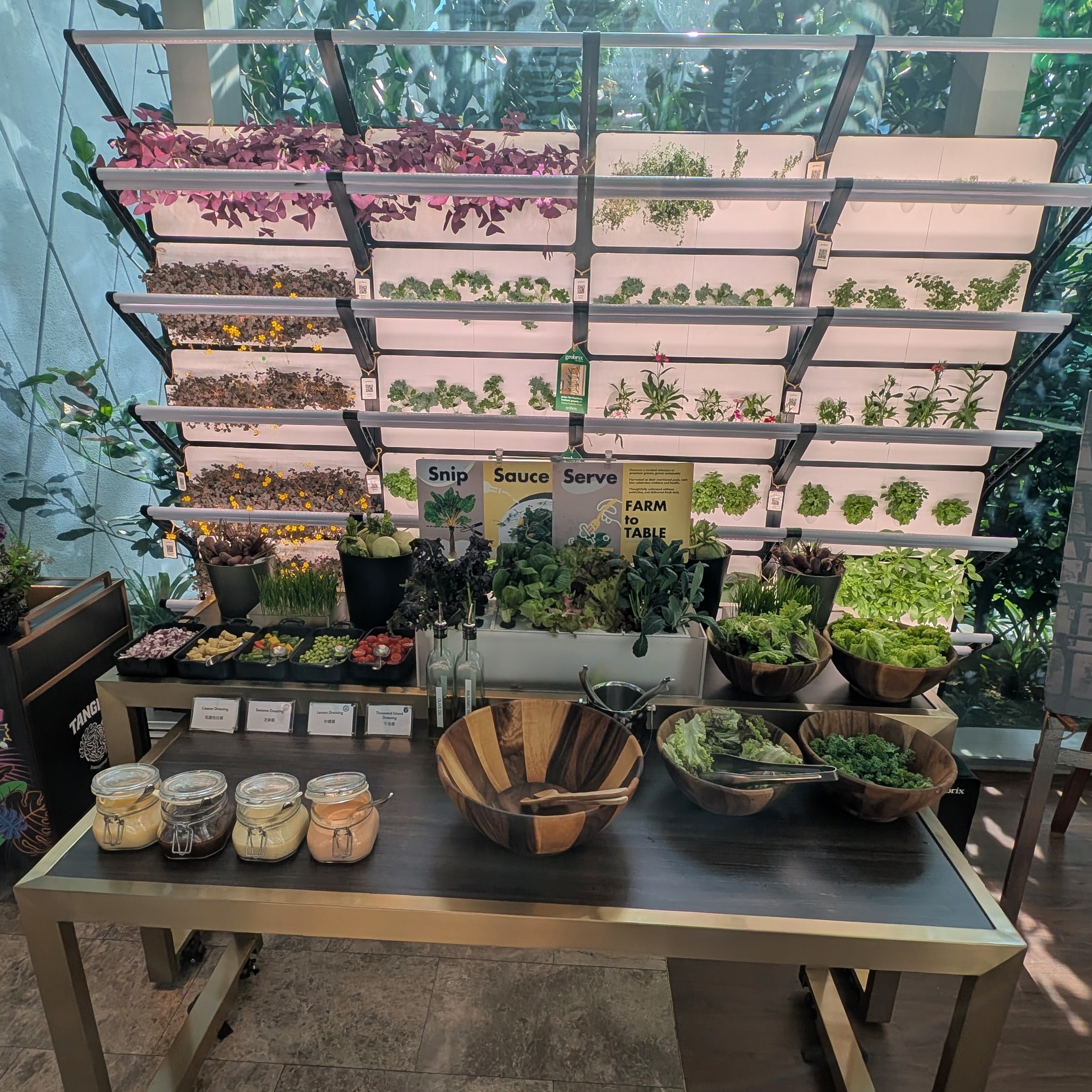 W Singapore - Sentosa Cove The Kitchen Table Breakfast Salad Table