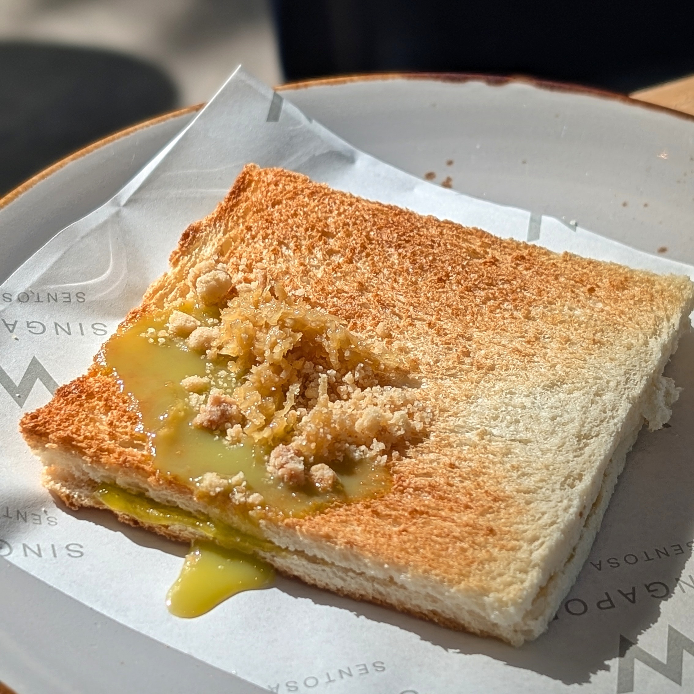 W Singapore - Sentosa Cove The Kitchen Table Breakfast Thai Kaya Toast