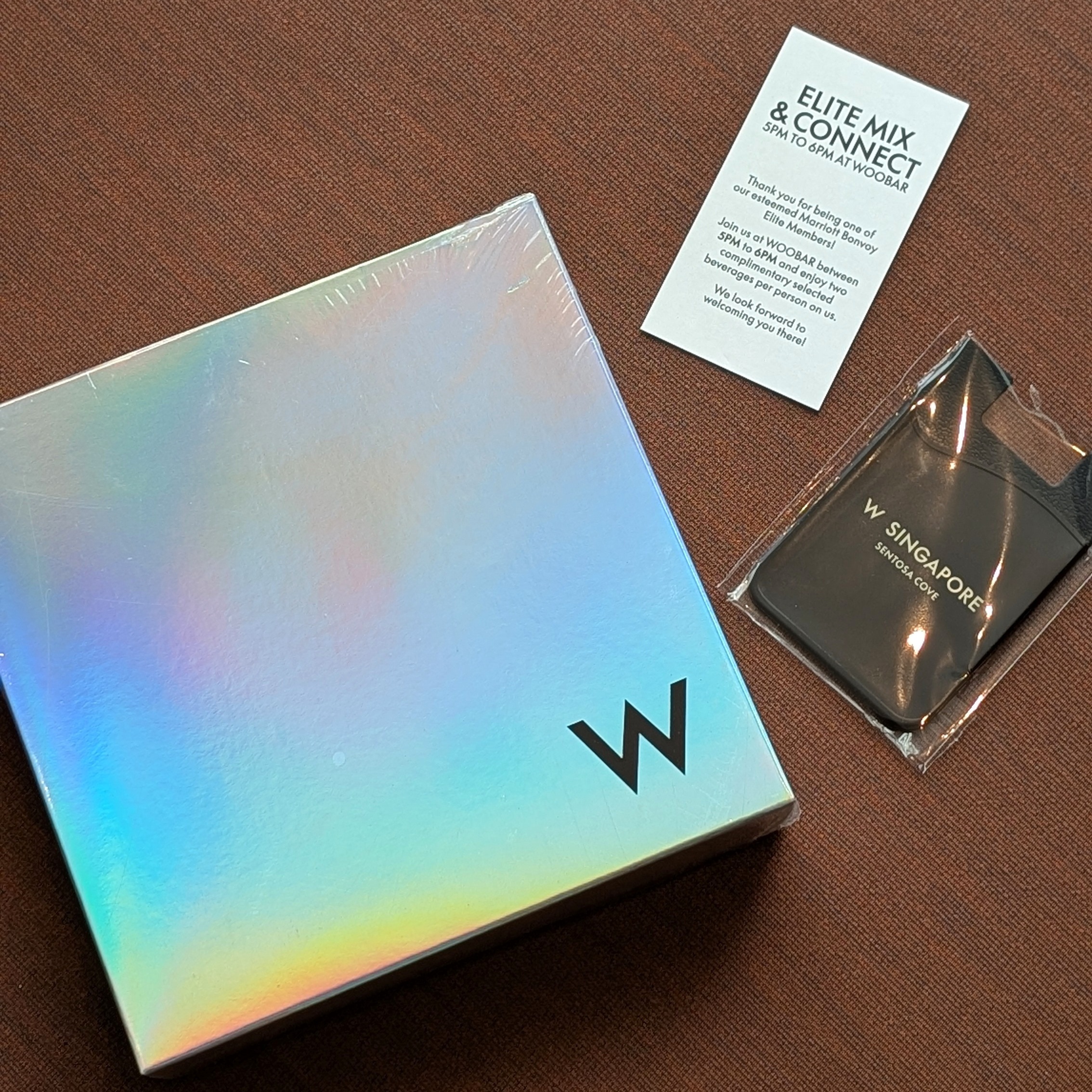 W Singapore - Sentosa Cove Welcome Amenities