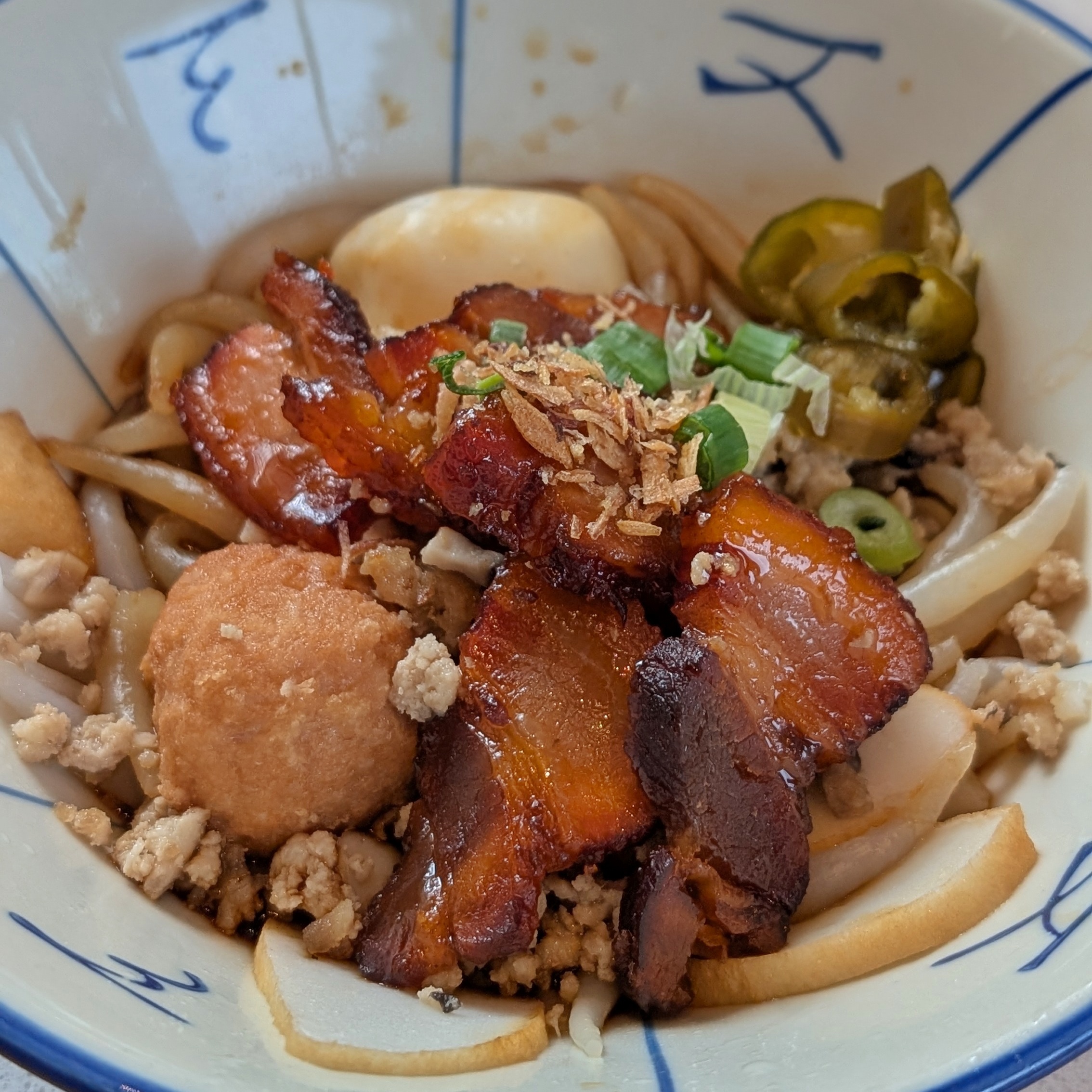 W Singapore - Sentosa Cove The Kitchen Table Breakfast Dry Noodle with Char Siu